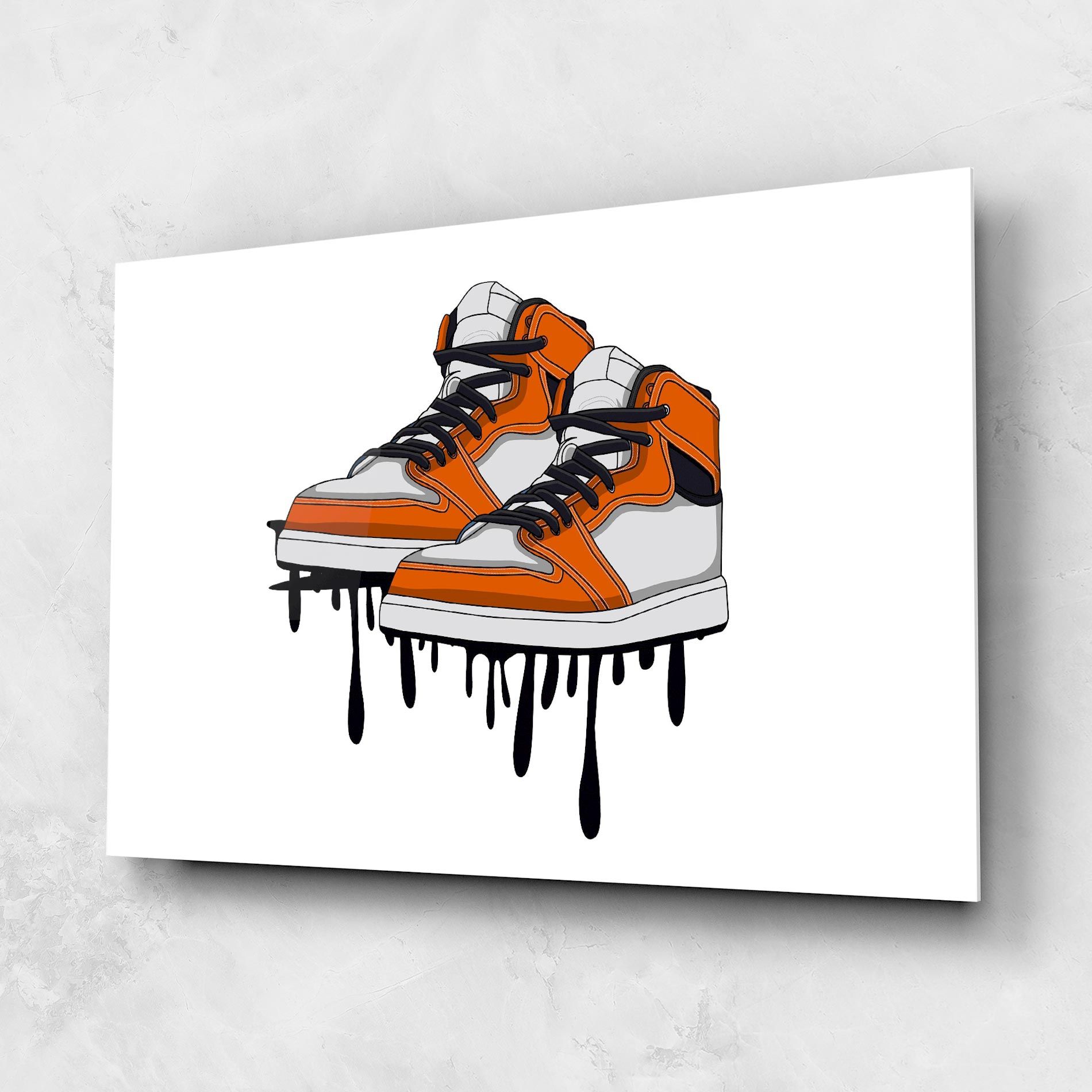 Black Liquid Shoe mockup 1