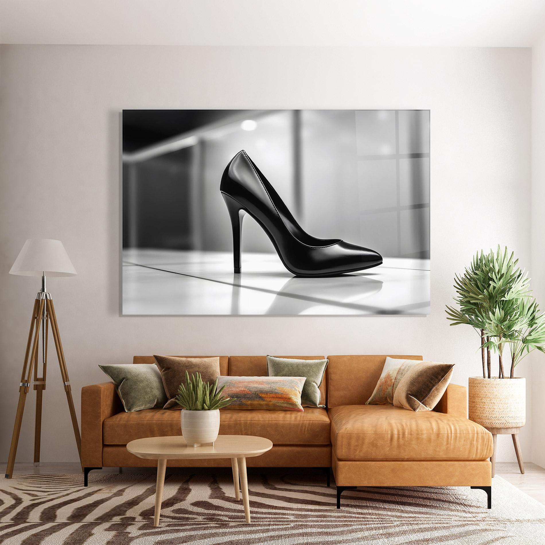 Glasbild Black Unique Design mockup 7