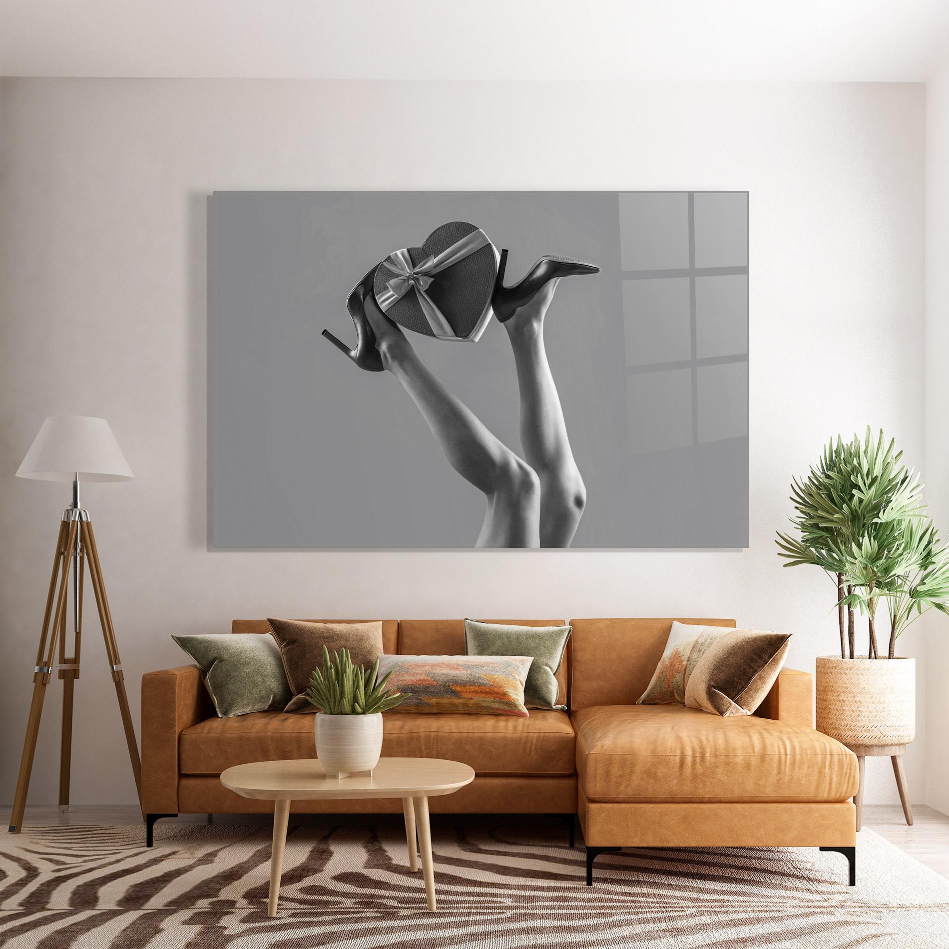 Glasbild Heart Shaped Gift mockup 7