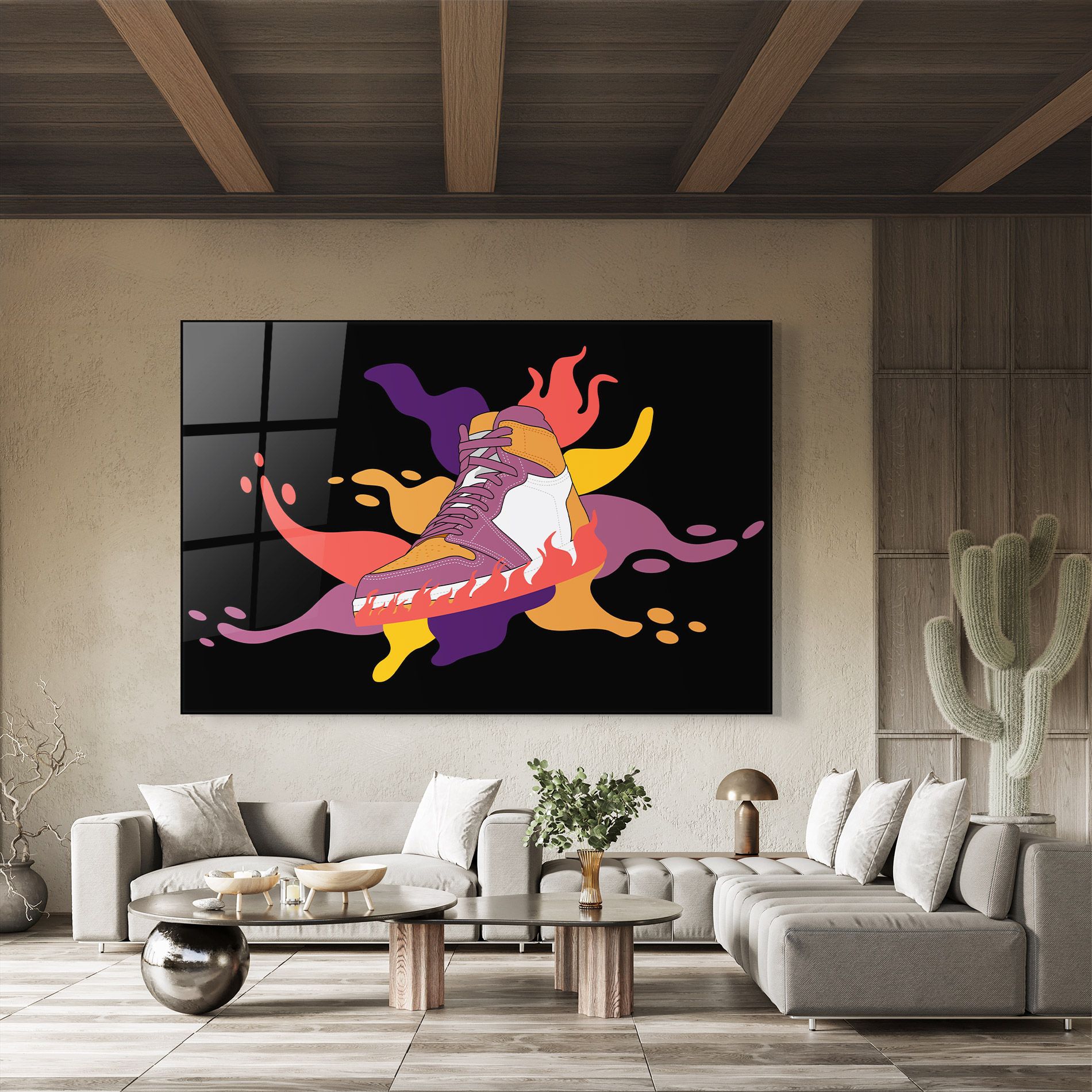 Abstract Sneakers Art mockup 8