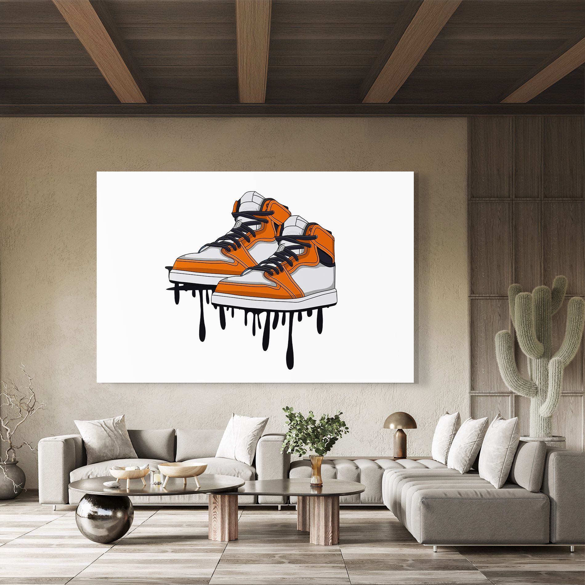 Black Liquid Shoe mockup 8