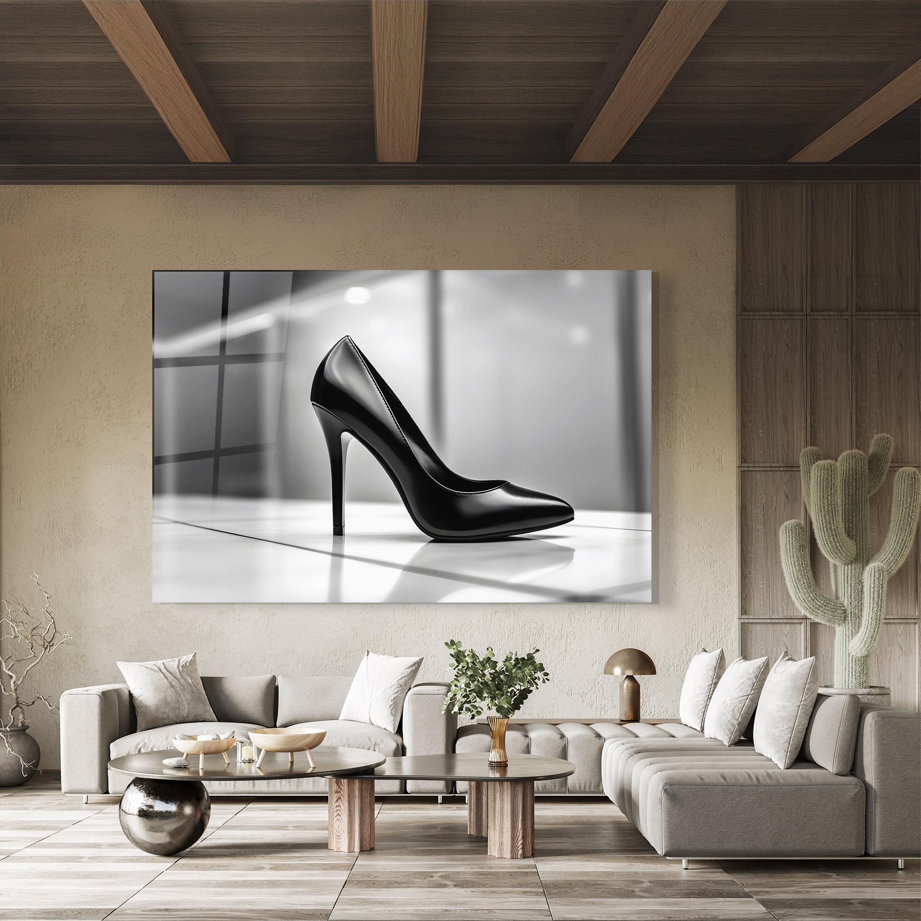 Glasbild Black Unique Design mockup 8