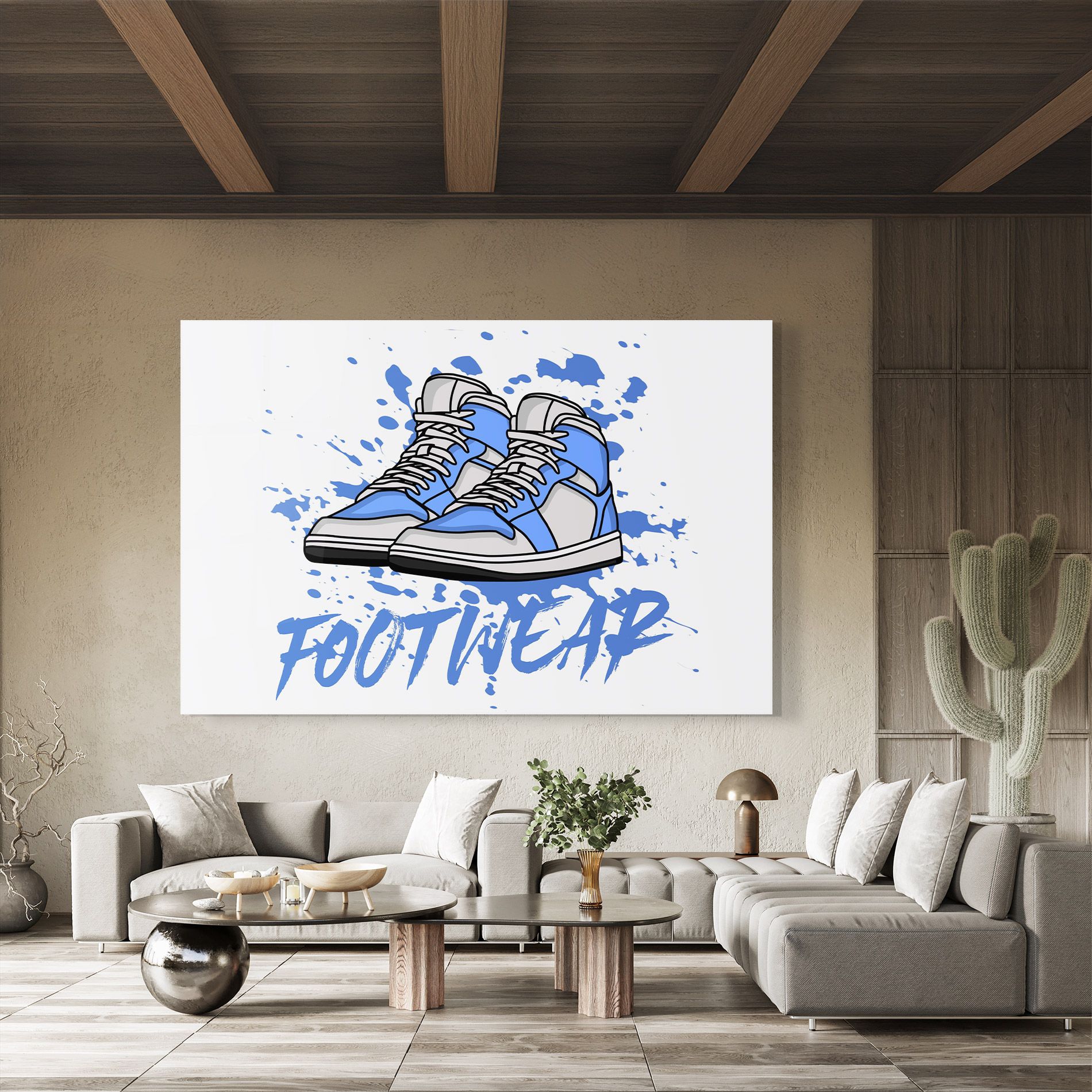 Blue Footwear mockup 8