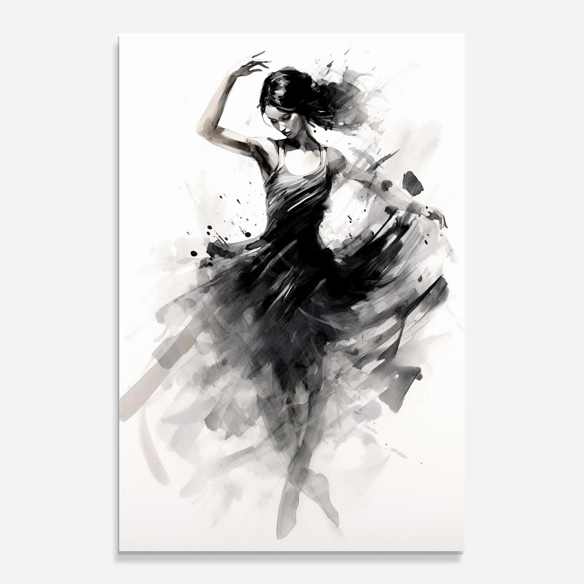 Glasbild Dancing Woman mockup 0