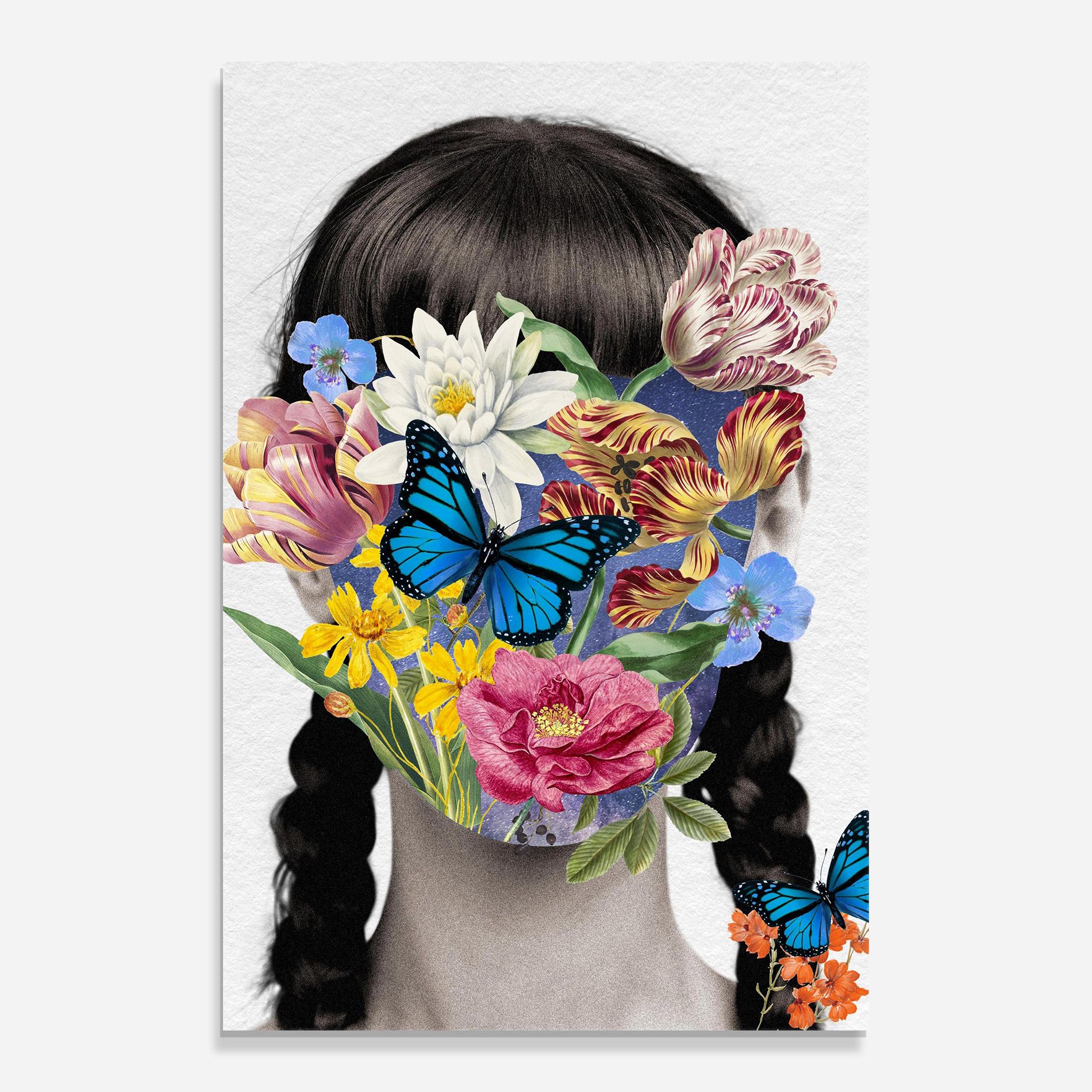 Flower Face Woman mockup 0