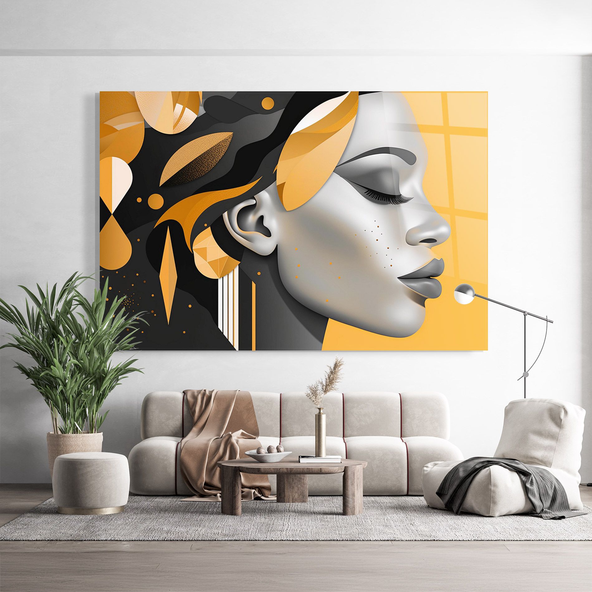 Dreamy Grey Woman mockup 9