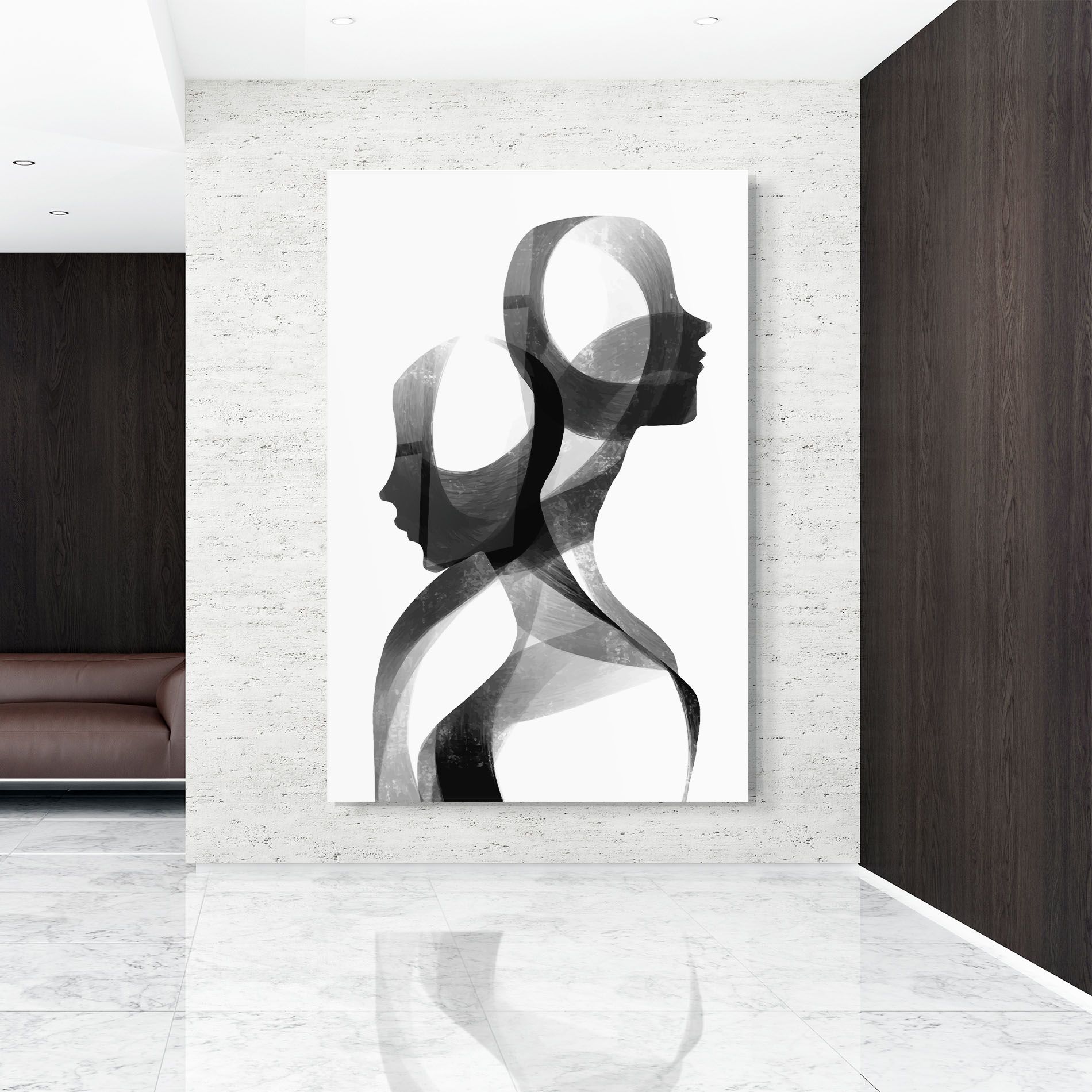 Abstract Grey Couple mockup 9