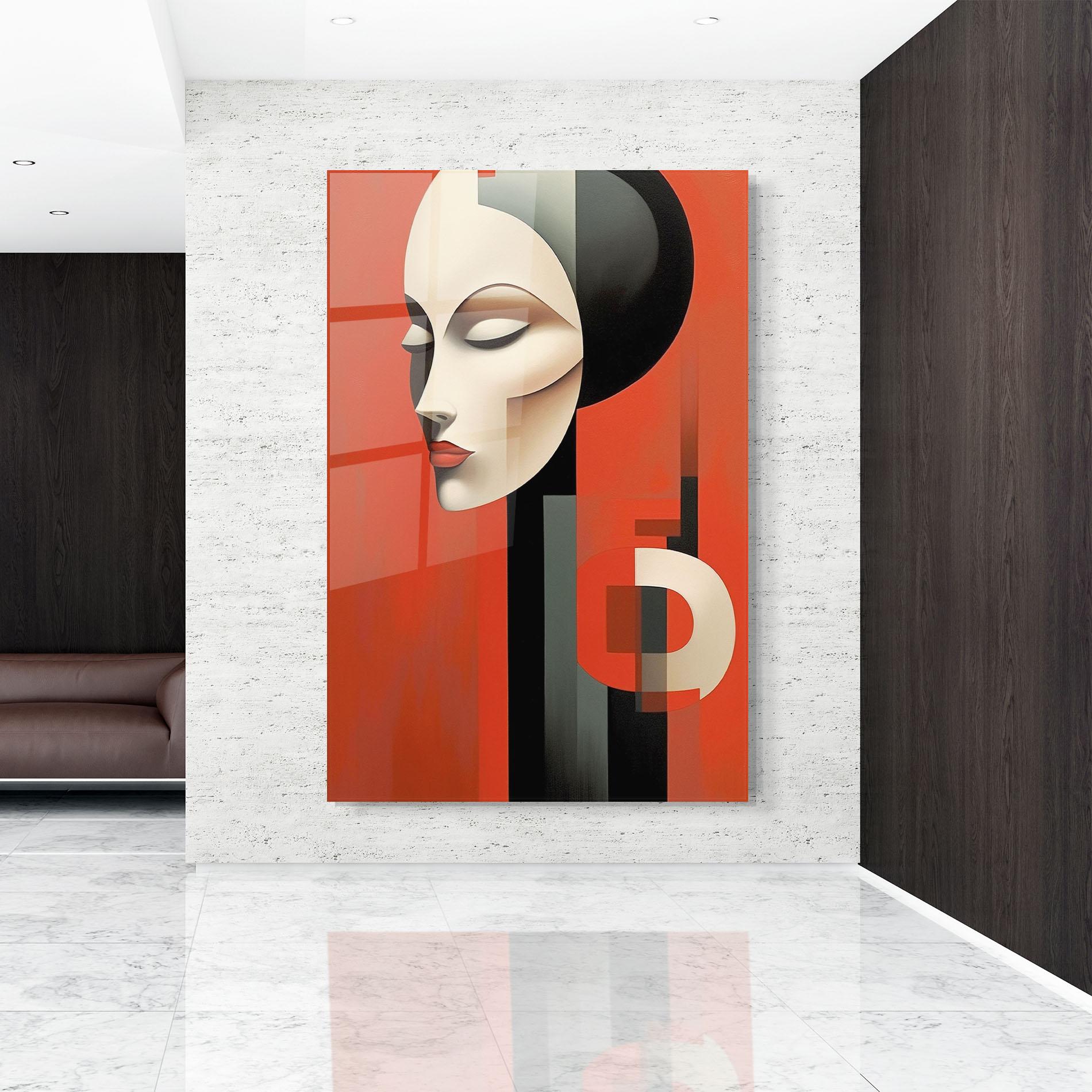 Glasbild Art Russian Revolution mockup 9