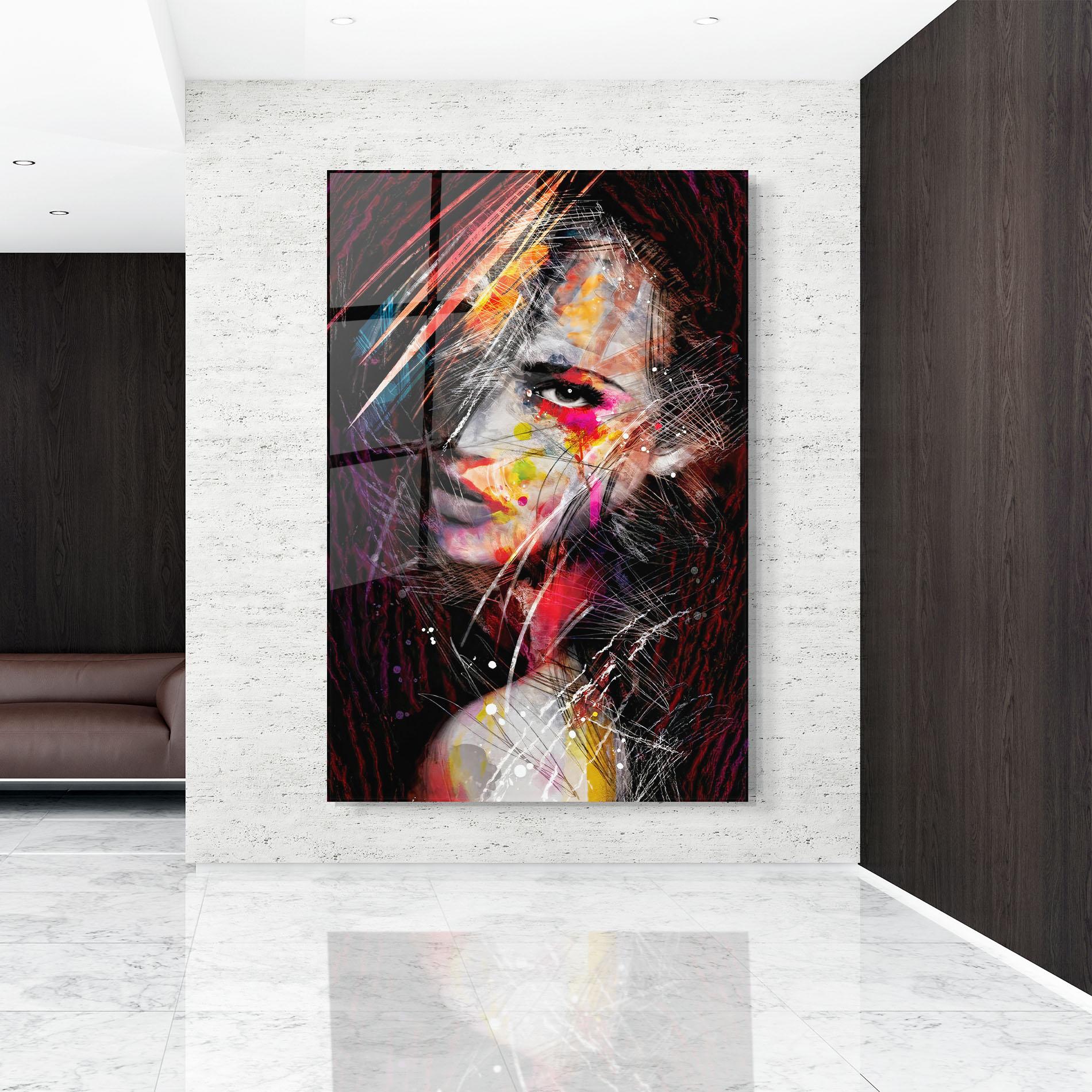 Glasbild Strong Minded mockup 9