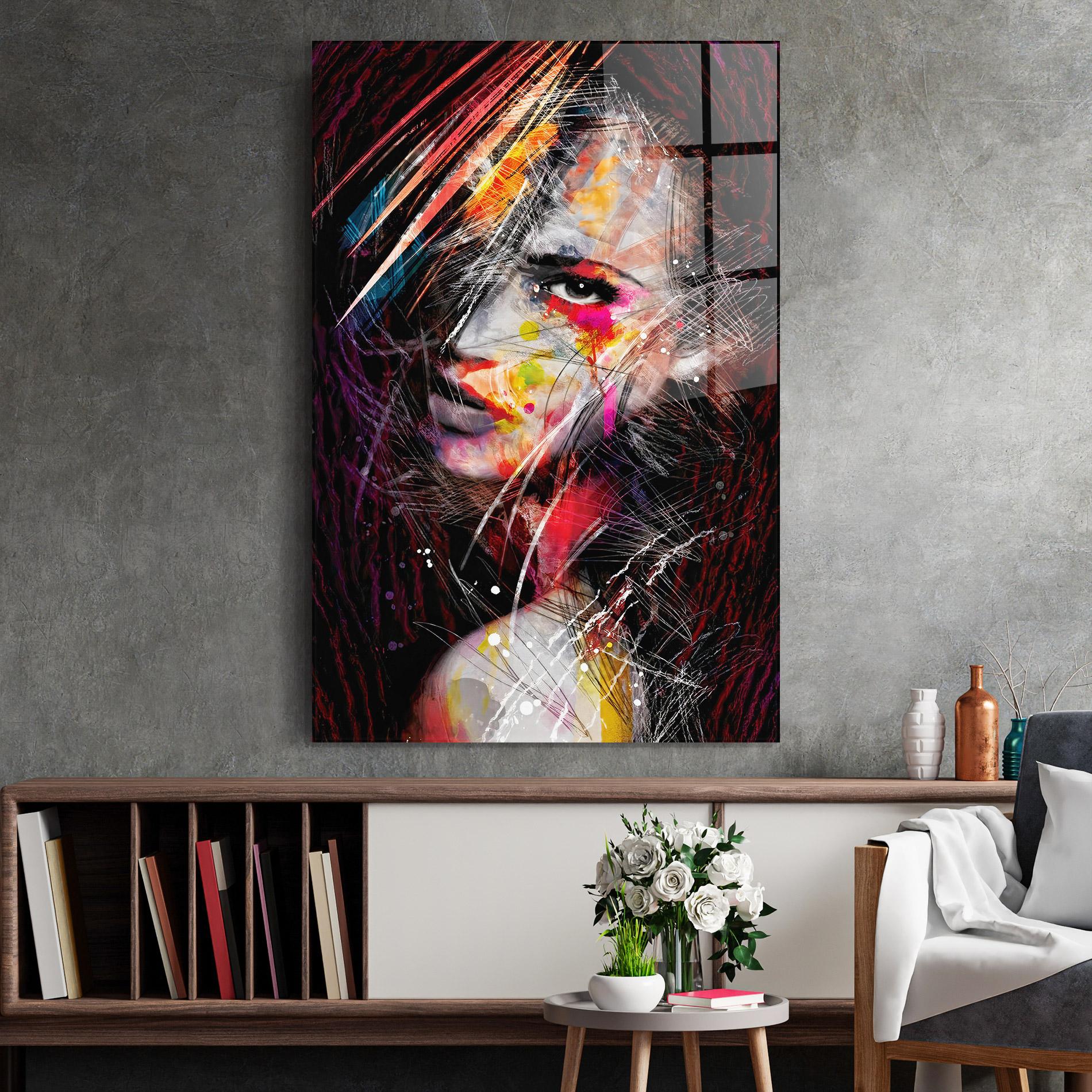 Glasbild Strong Minded mockup 2