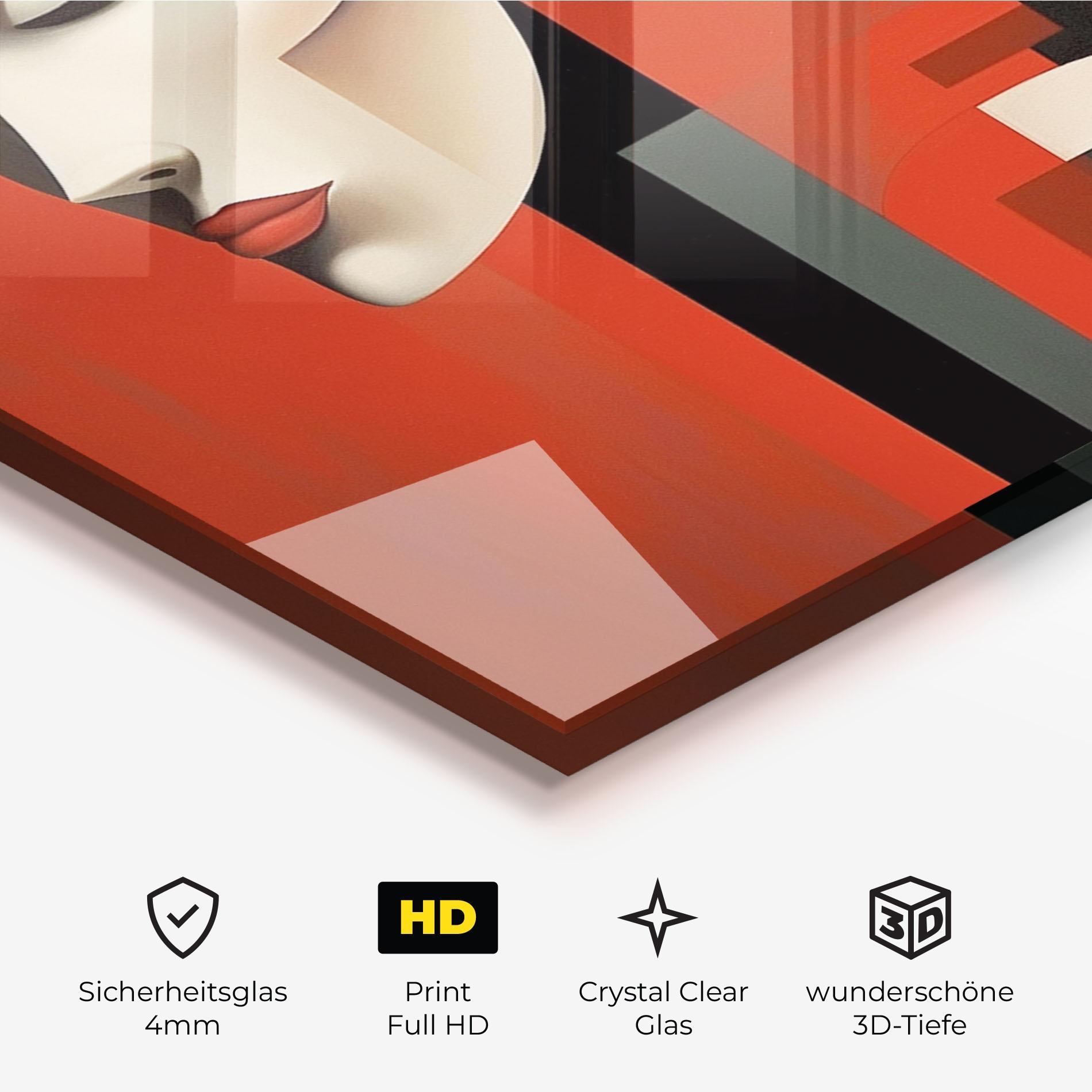 Glasbild Art Russian Revolution mockup 3