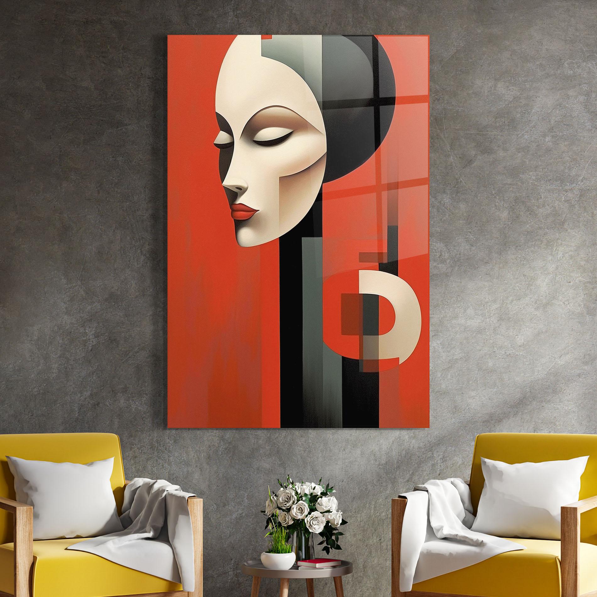 Glasbild Art Russian Revolution mockup 4