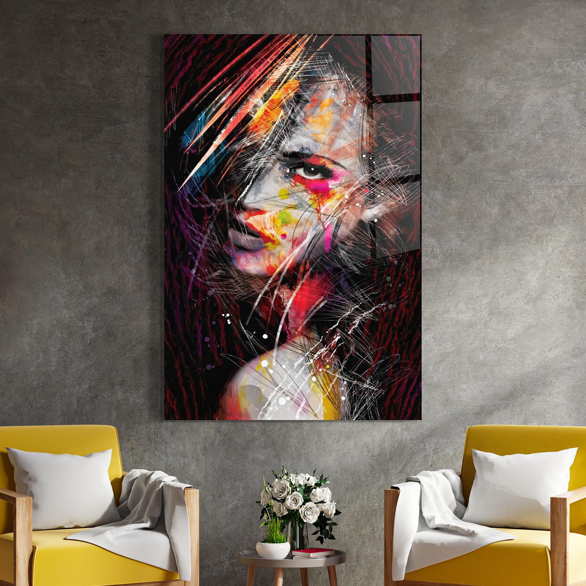 Glasbild Strong Minded mockup 4