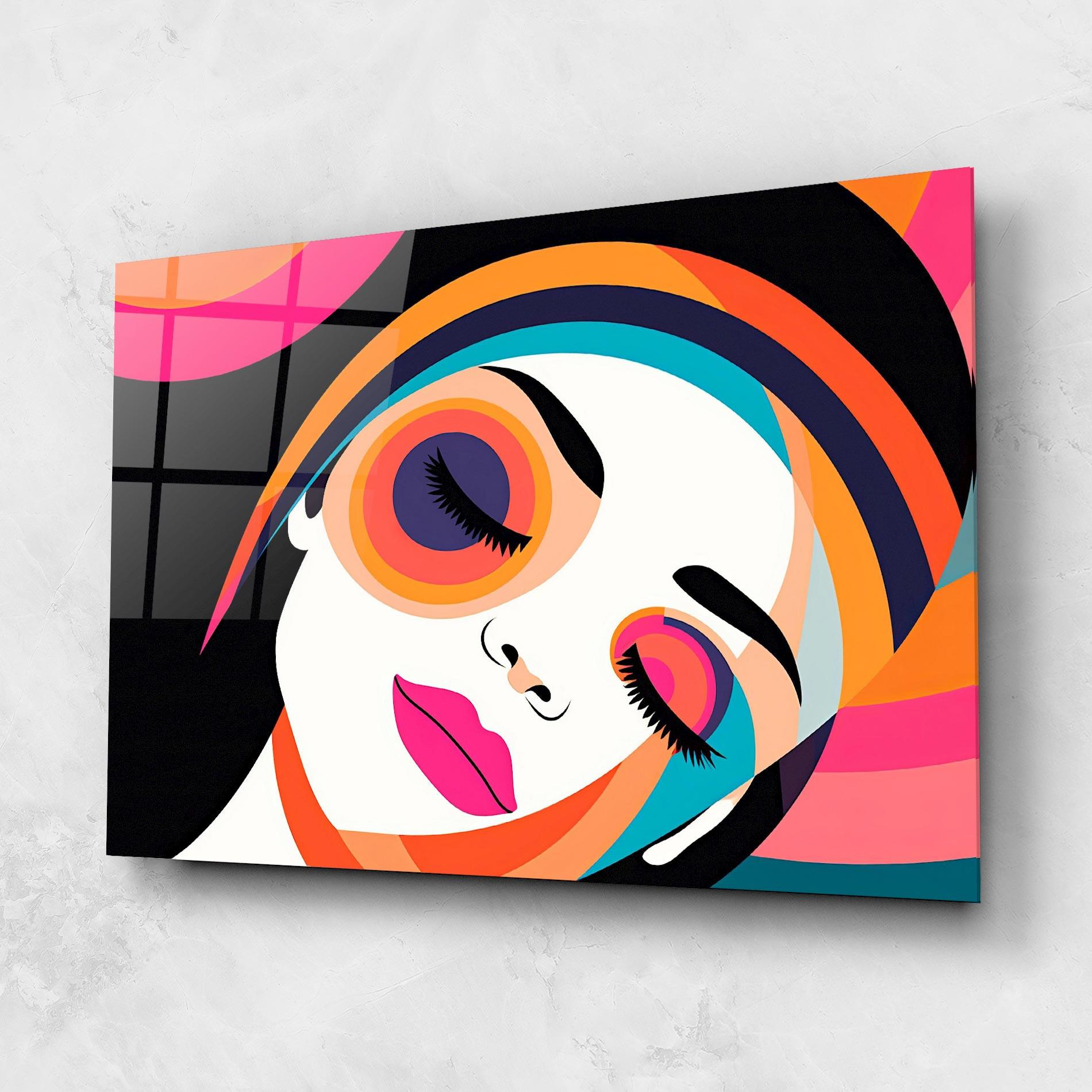 Glasbild Hypnotic Dreams mockup 1