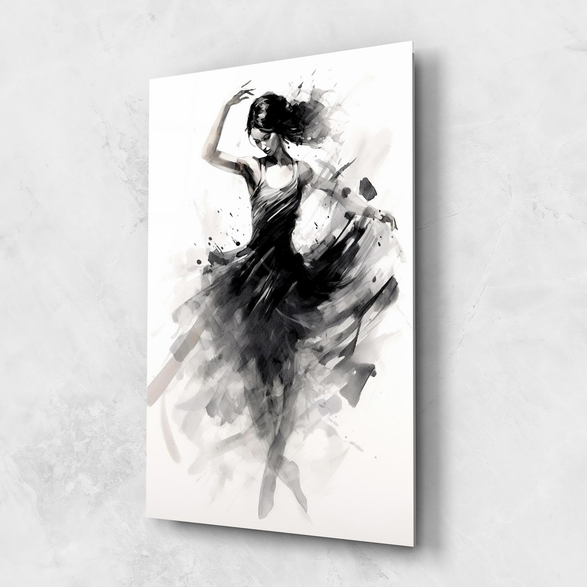 Glasbild Dancing Woman mockup 1