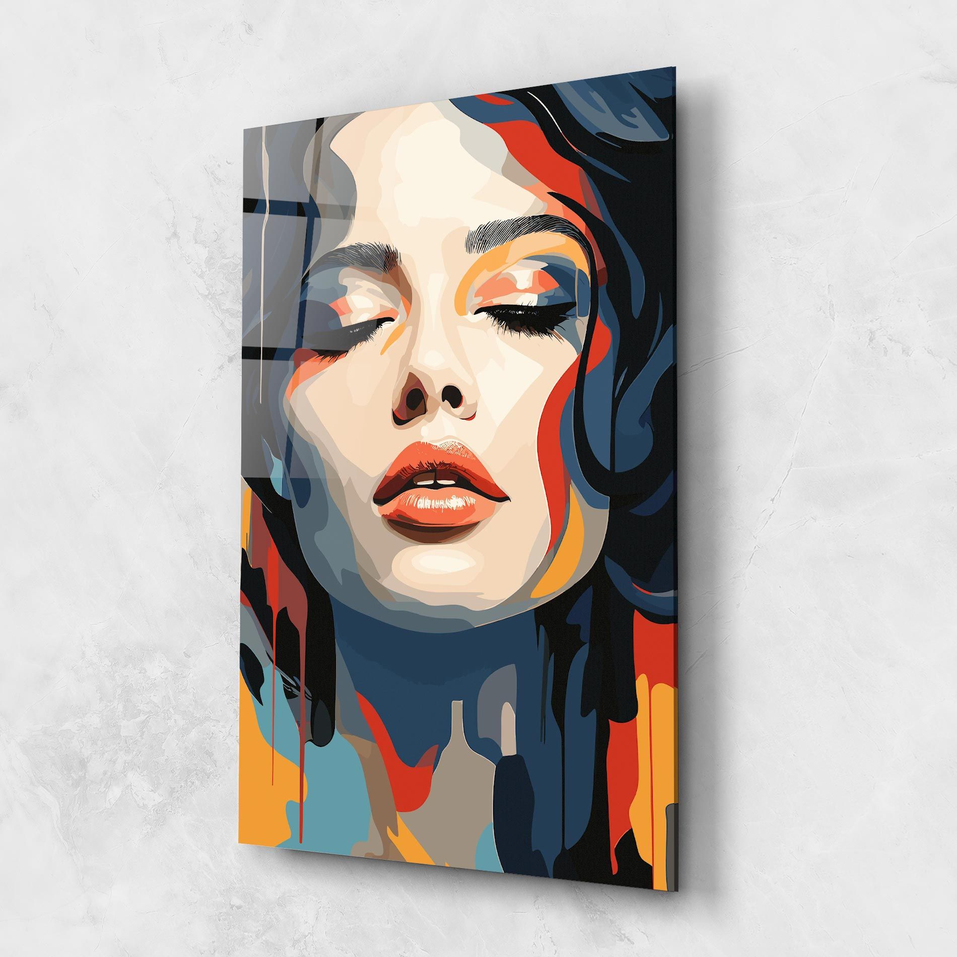 Juicy Abstract Lips mockup 1