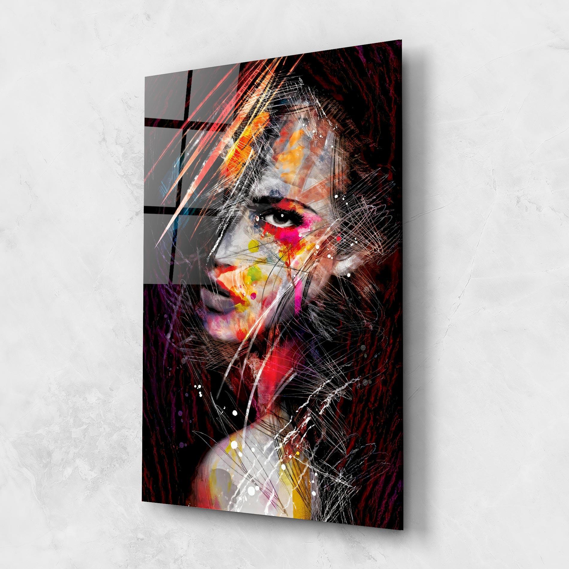 Glasbild Strong Minded mockup 1