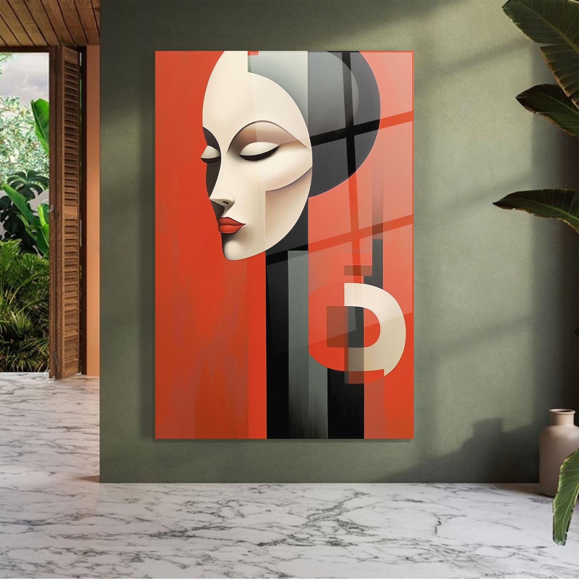 Glasbild Art Russian Revolution mockup 7