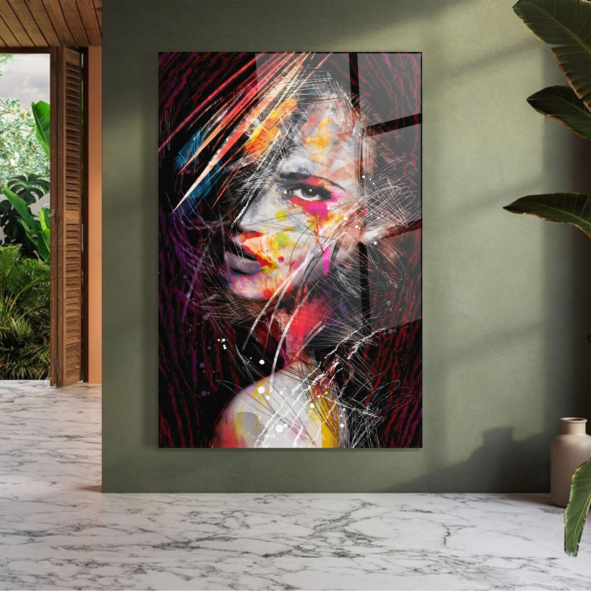 Glasbild Strong Minded mockup 7