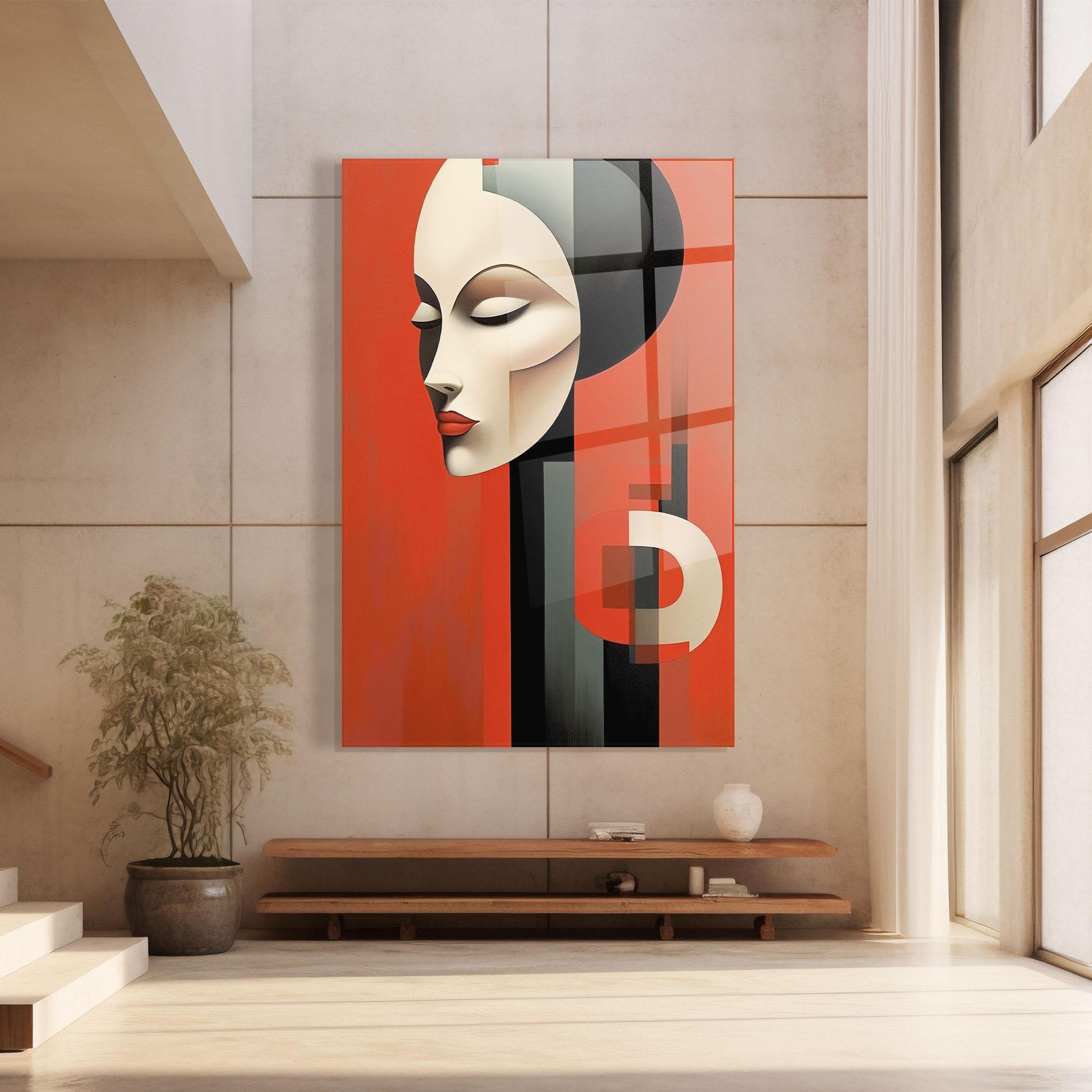 Glasbild Art Russian Revolution mockup 8