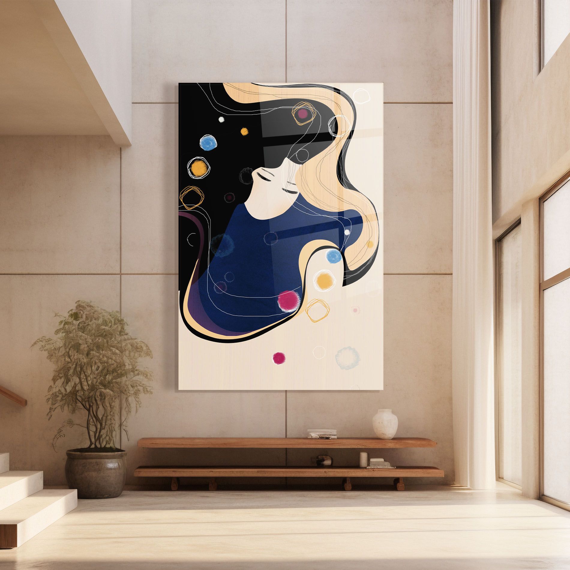 Decorative Girl Painting mockup 8