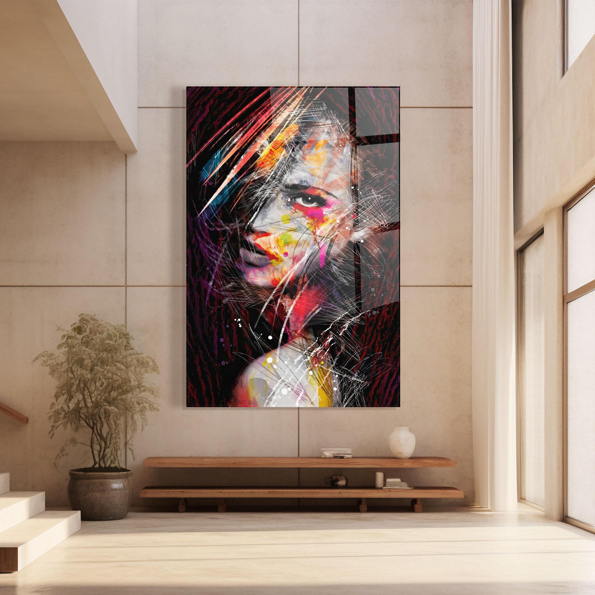 Glasbild Strong Minded mockup 8