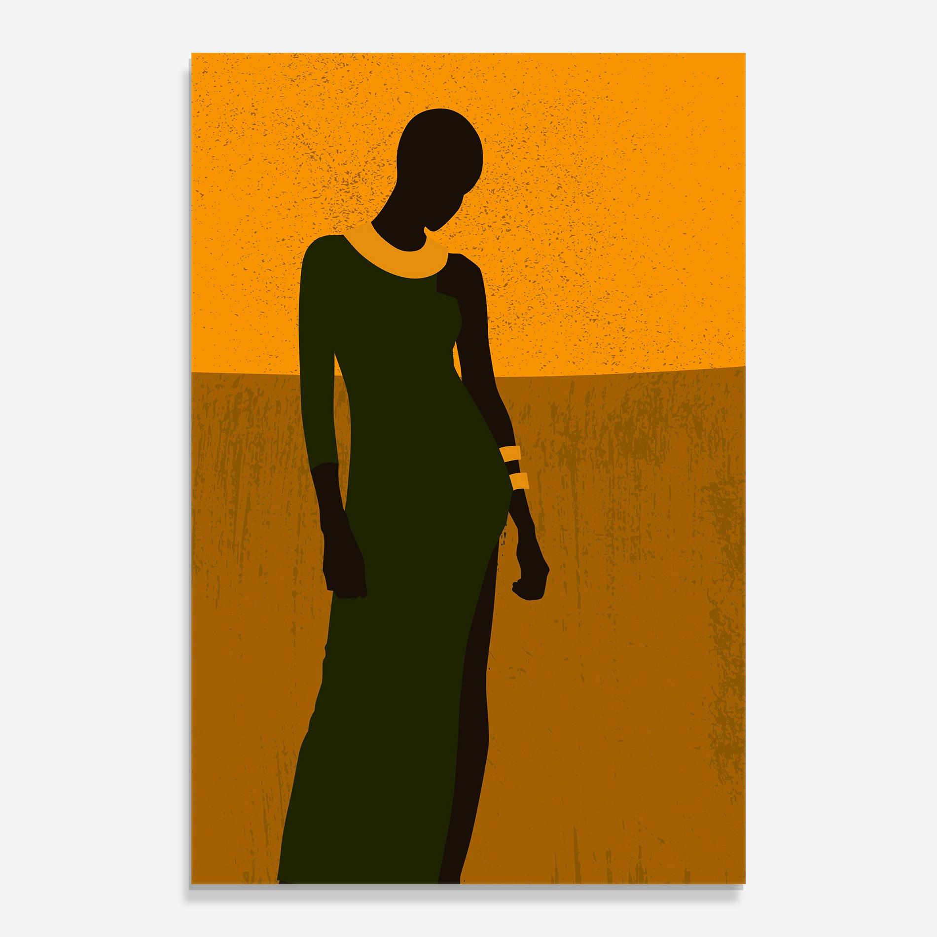 Glasbild African Dress mockup 0