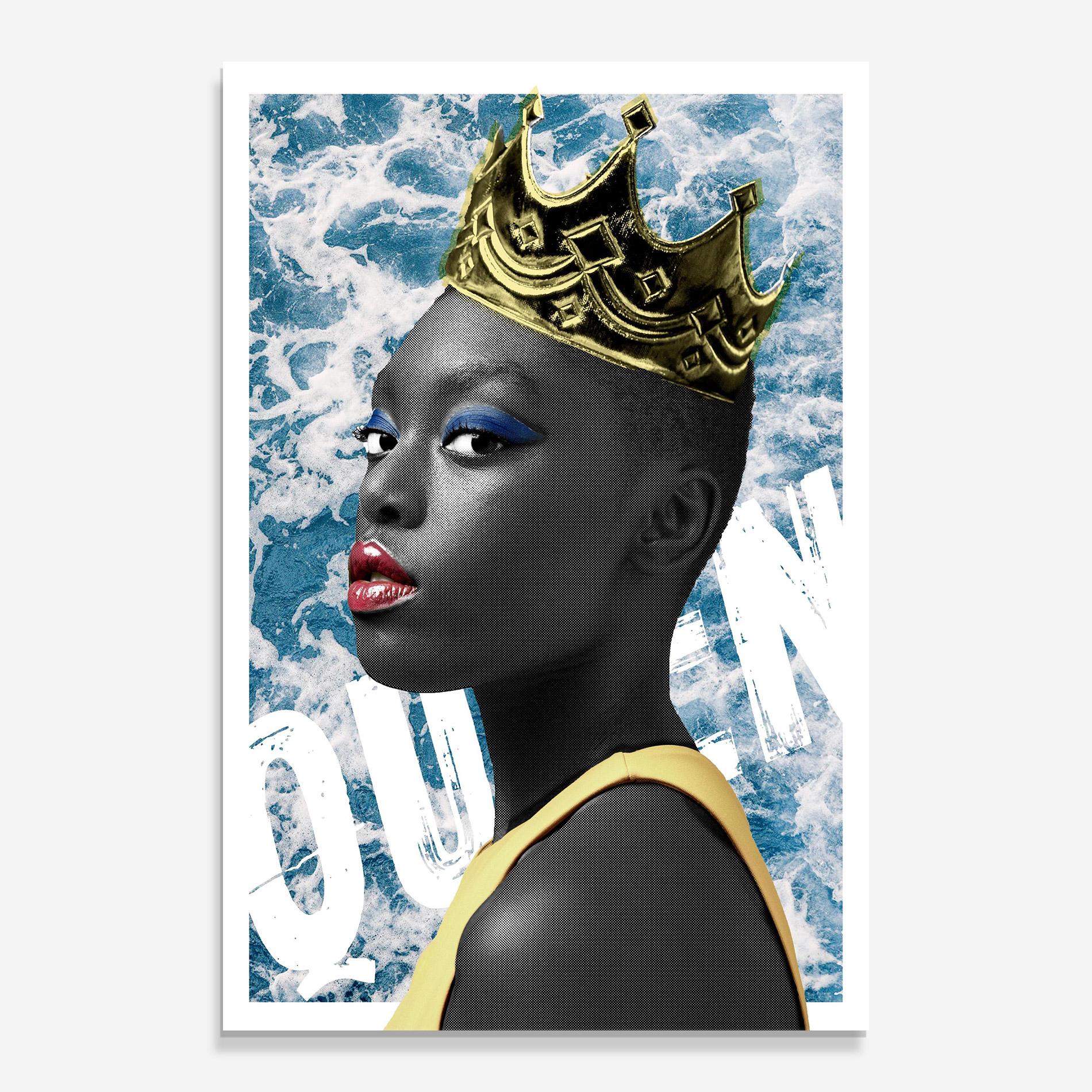 Glasbild American Woman Crown mockup 0