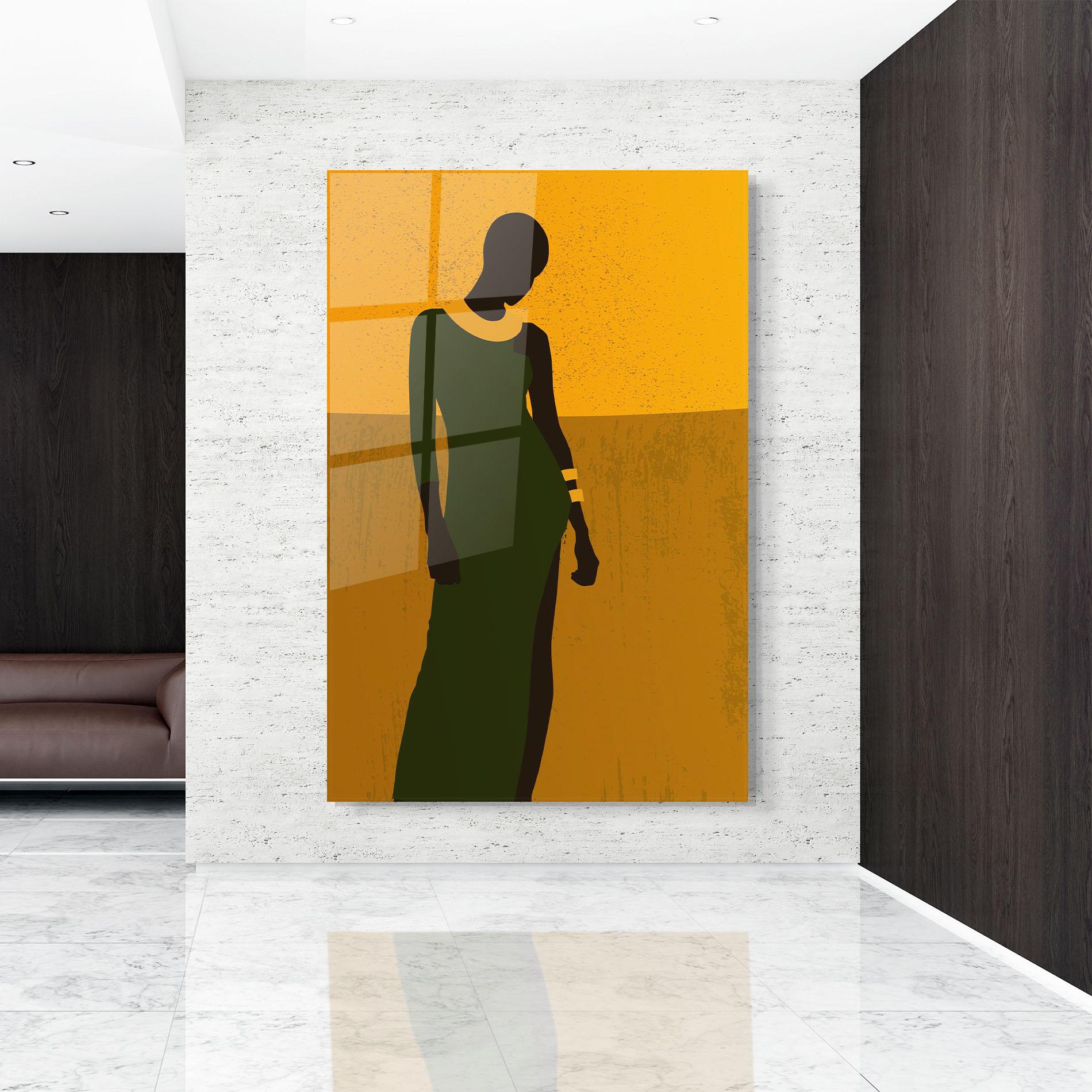 Glasbild African Dress mockup 9