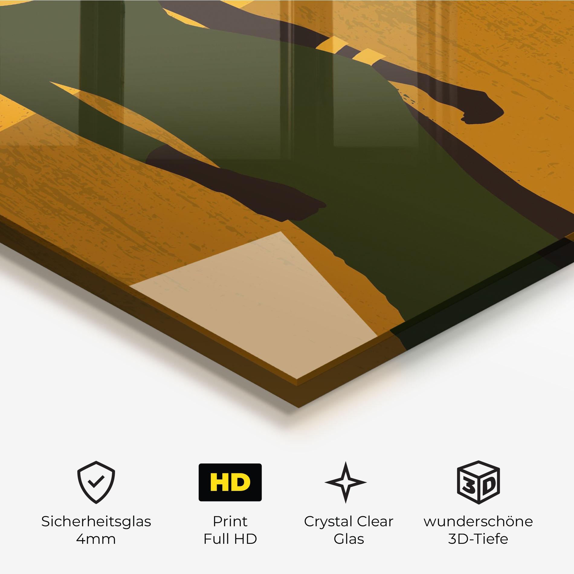 Glasbild African Dress mockup 3