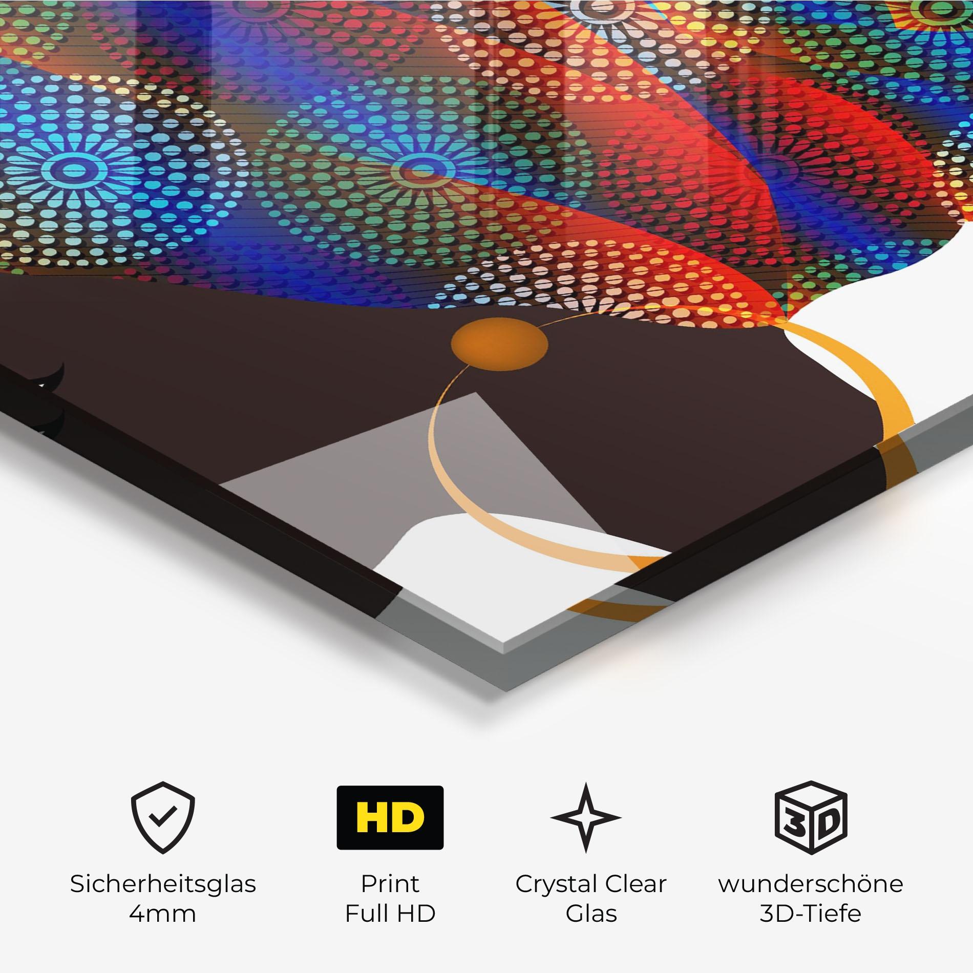 Glasbild Afro Hairstyle mockup 3