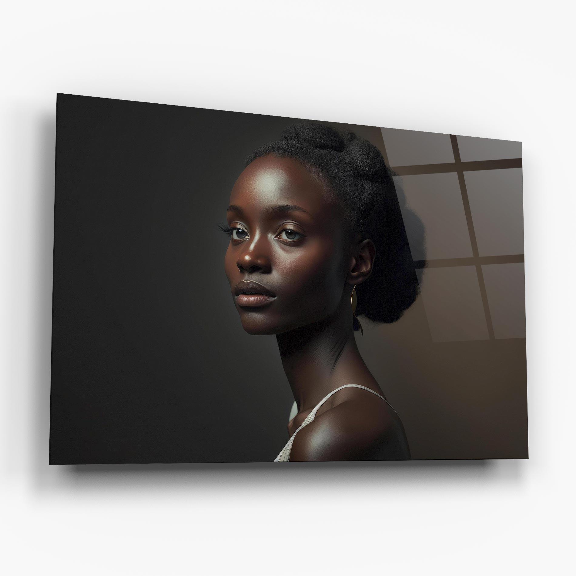 Glasbild African Natural Makeup mockup 6