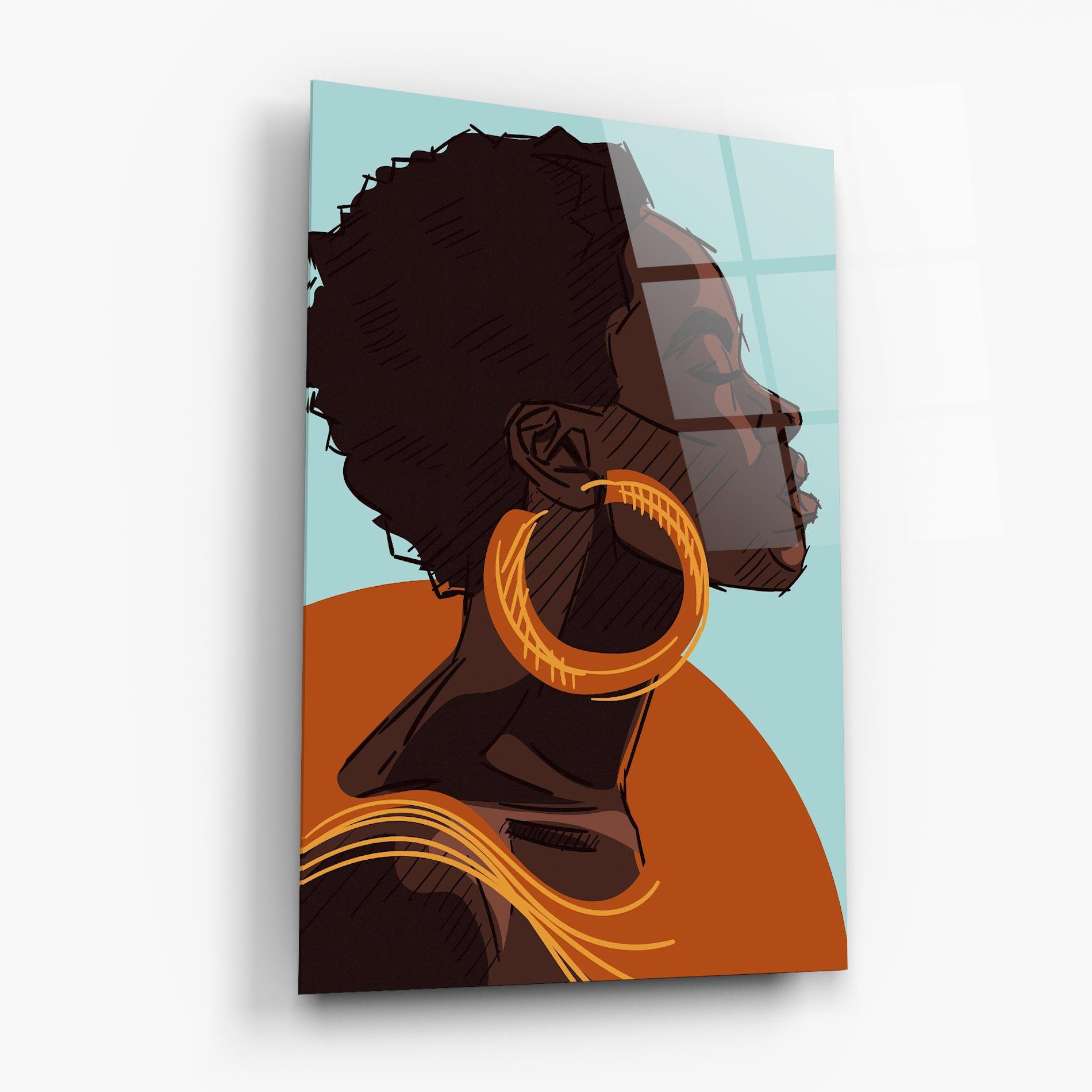 Glasbild African Short Hair mockup 6