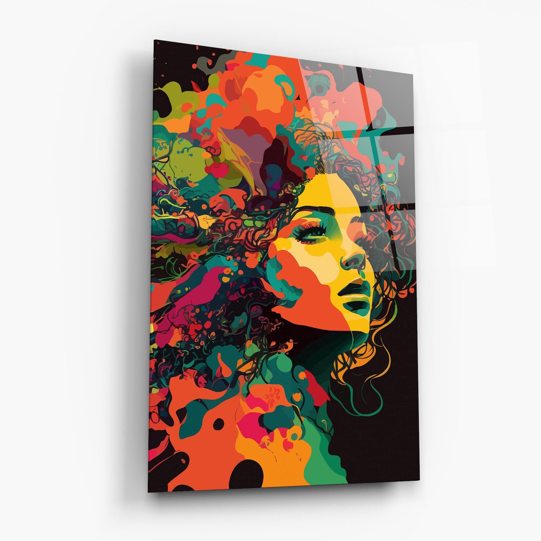 Colorful African Woman mockup 6