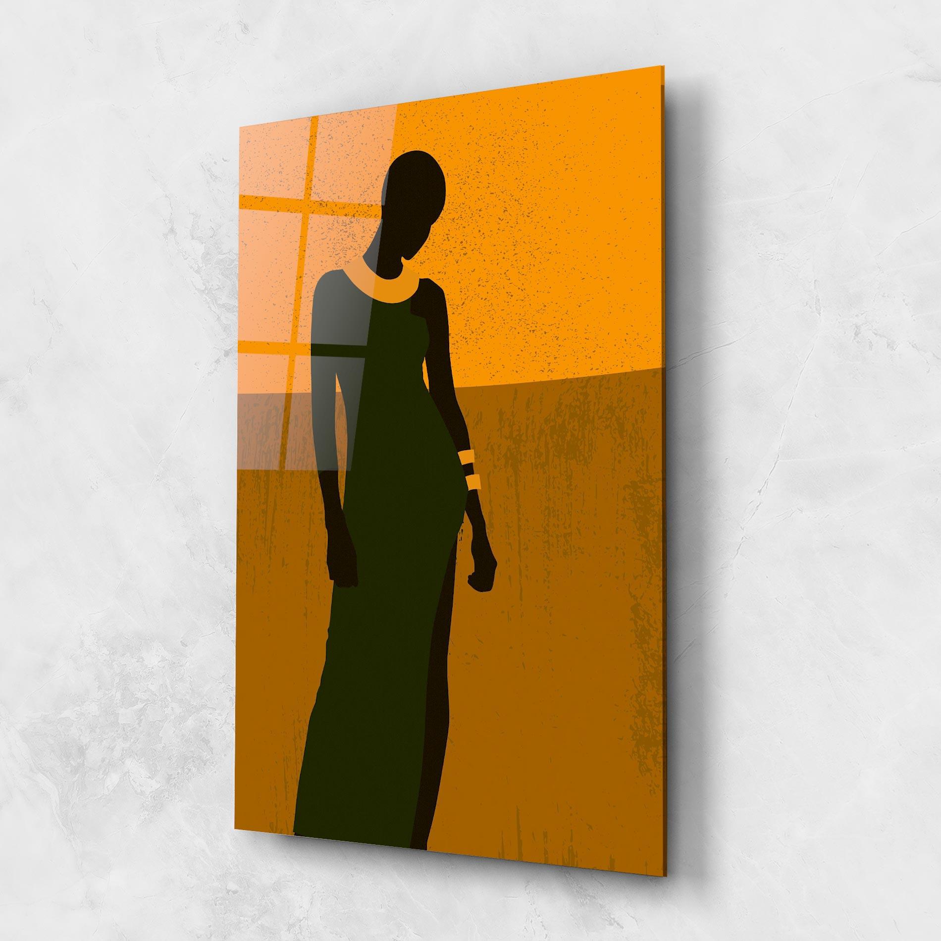 Glasbild African Dress mockup 1