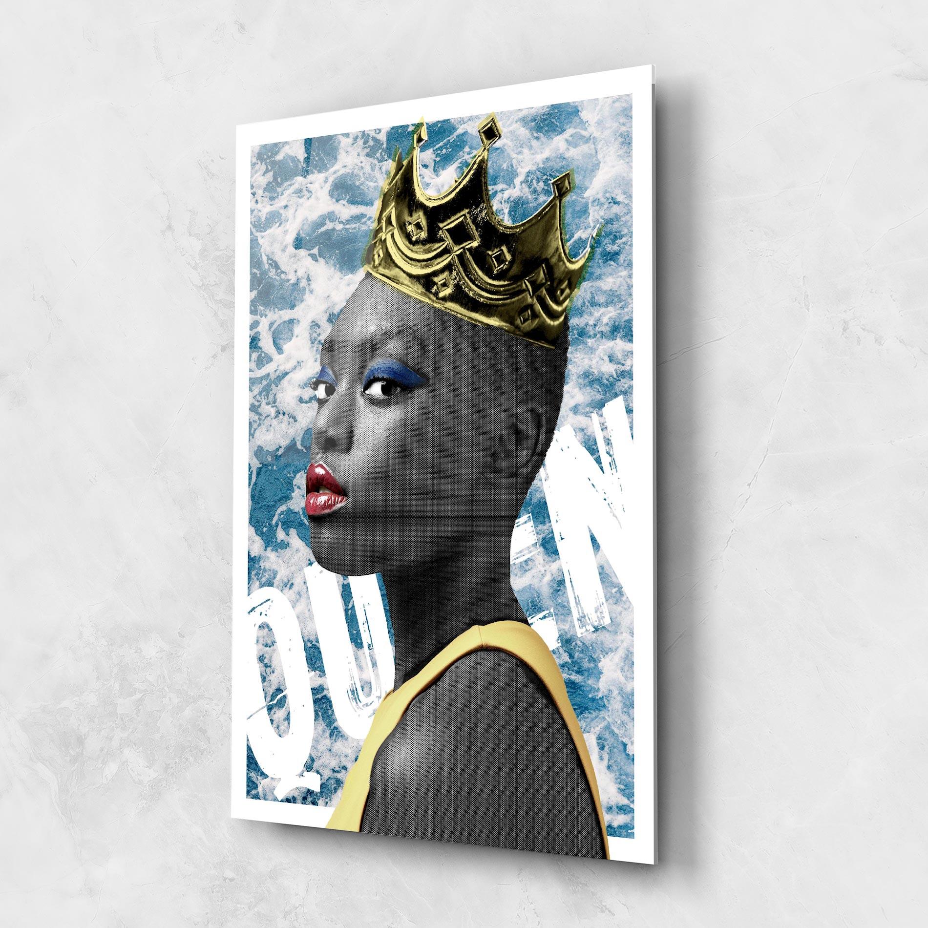Glasbild American Woman Crown mockup 1
