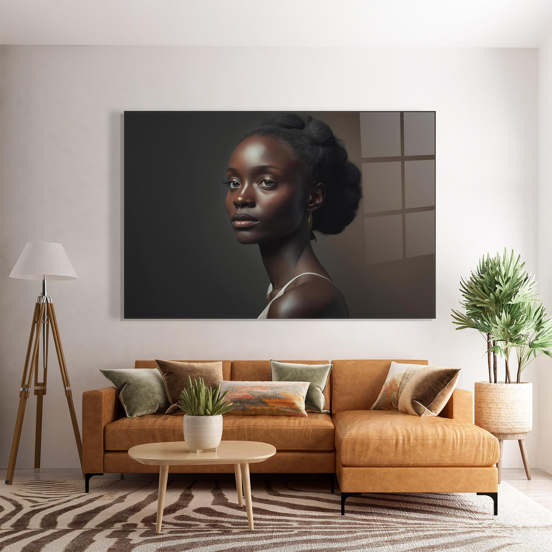 Glasbild African Natural Makeup mockup 7