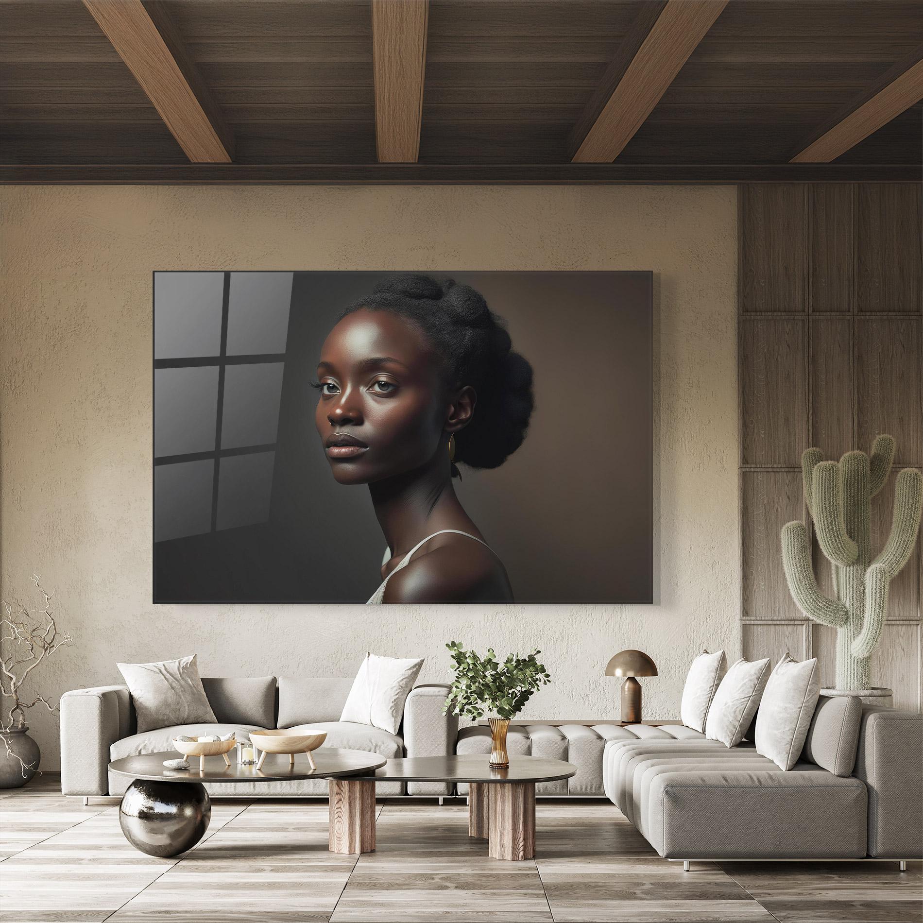 Glasbild African Natural Makeup mockup 8