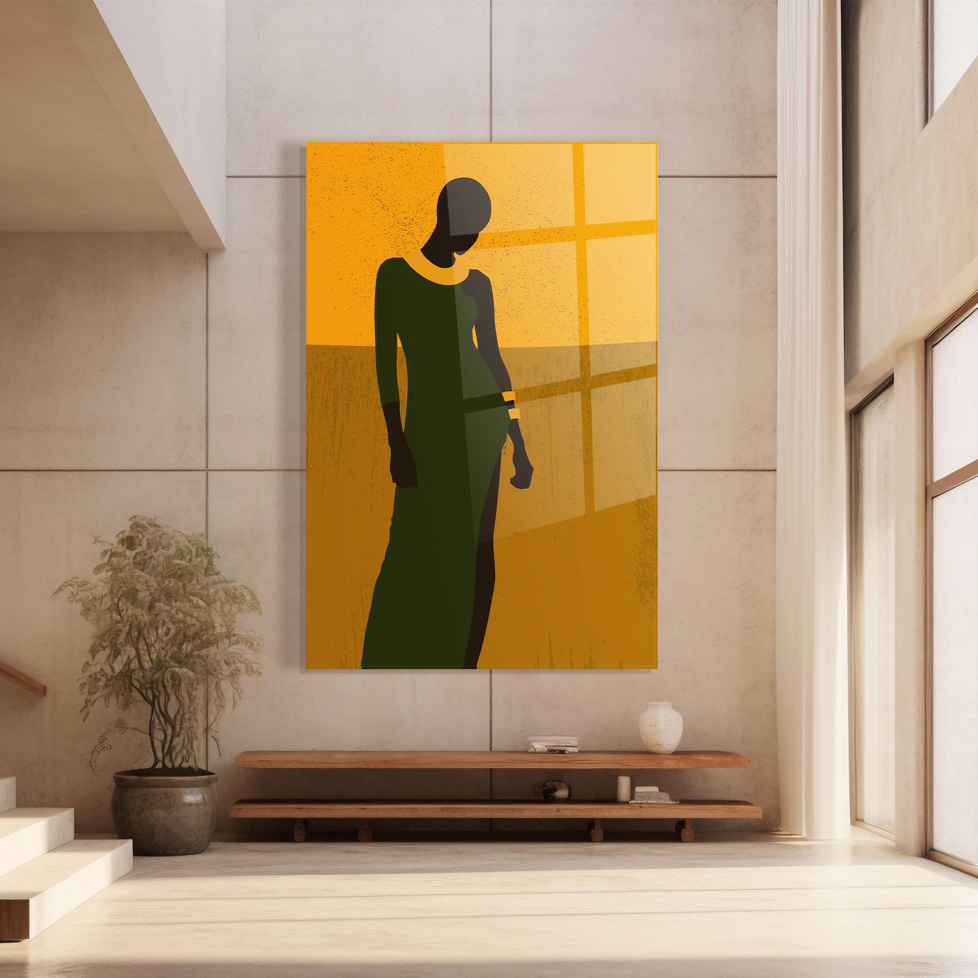 Glasbild African Dress mockup 8