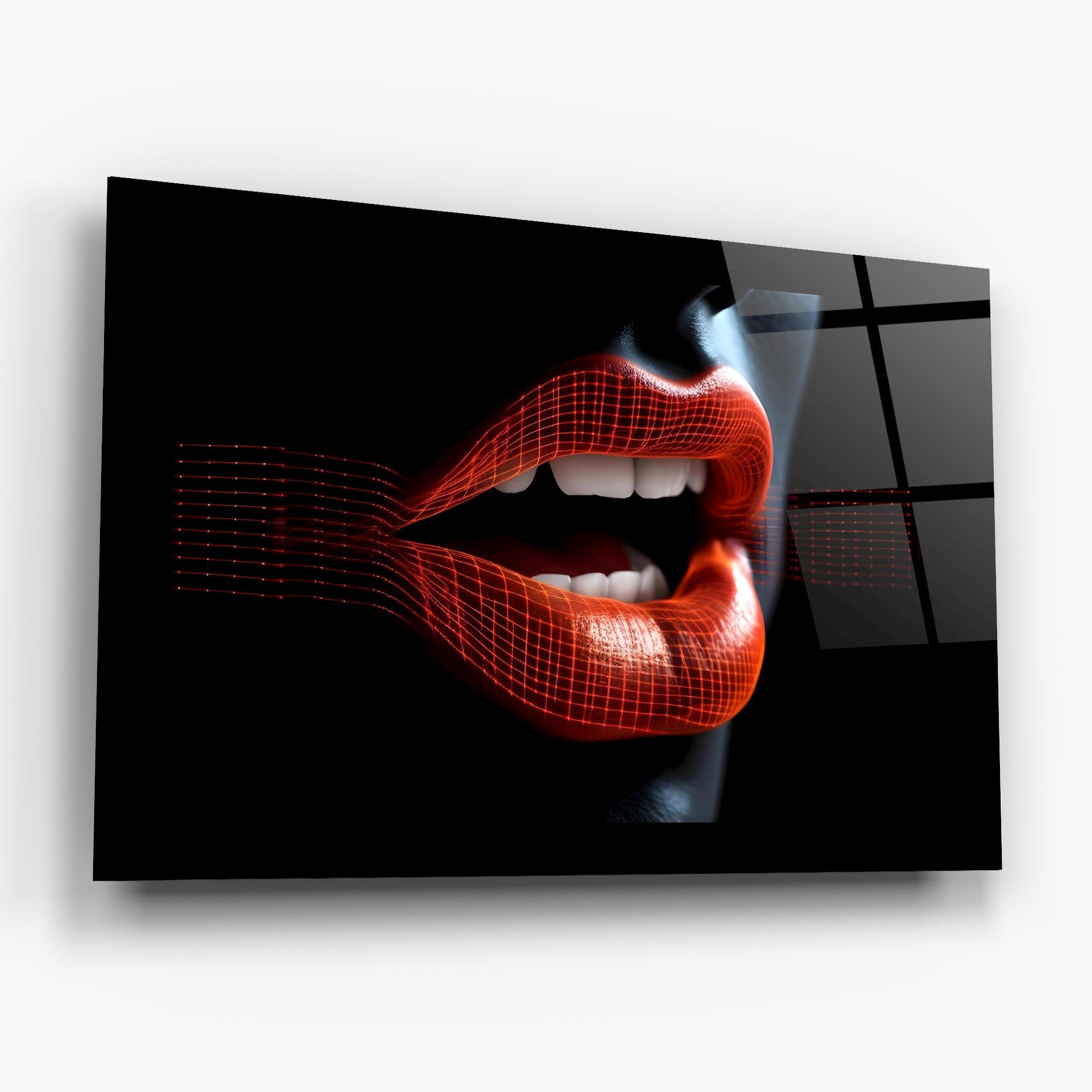 Glasbild Orange mockup 6