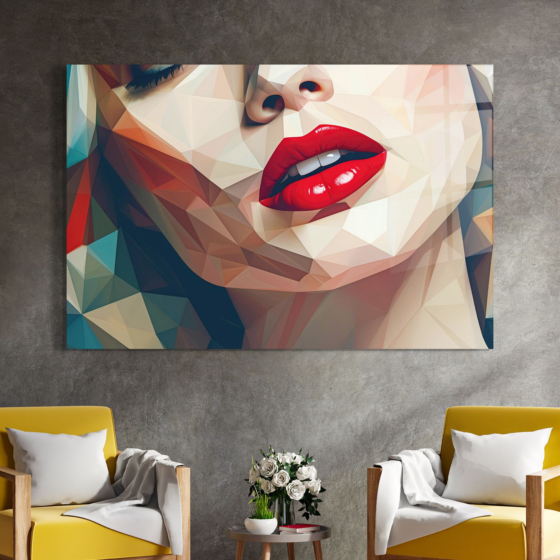 Triangular Lips mockup 4