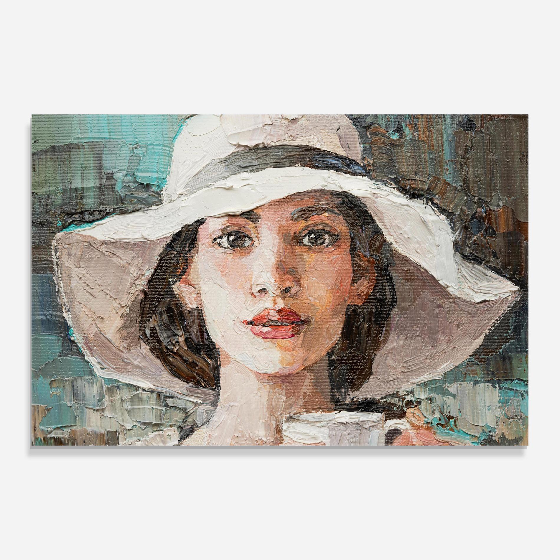 Glasbild White Lady mockup 0