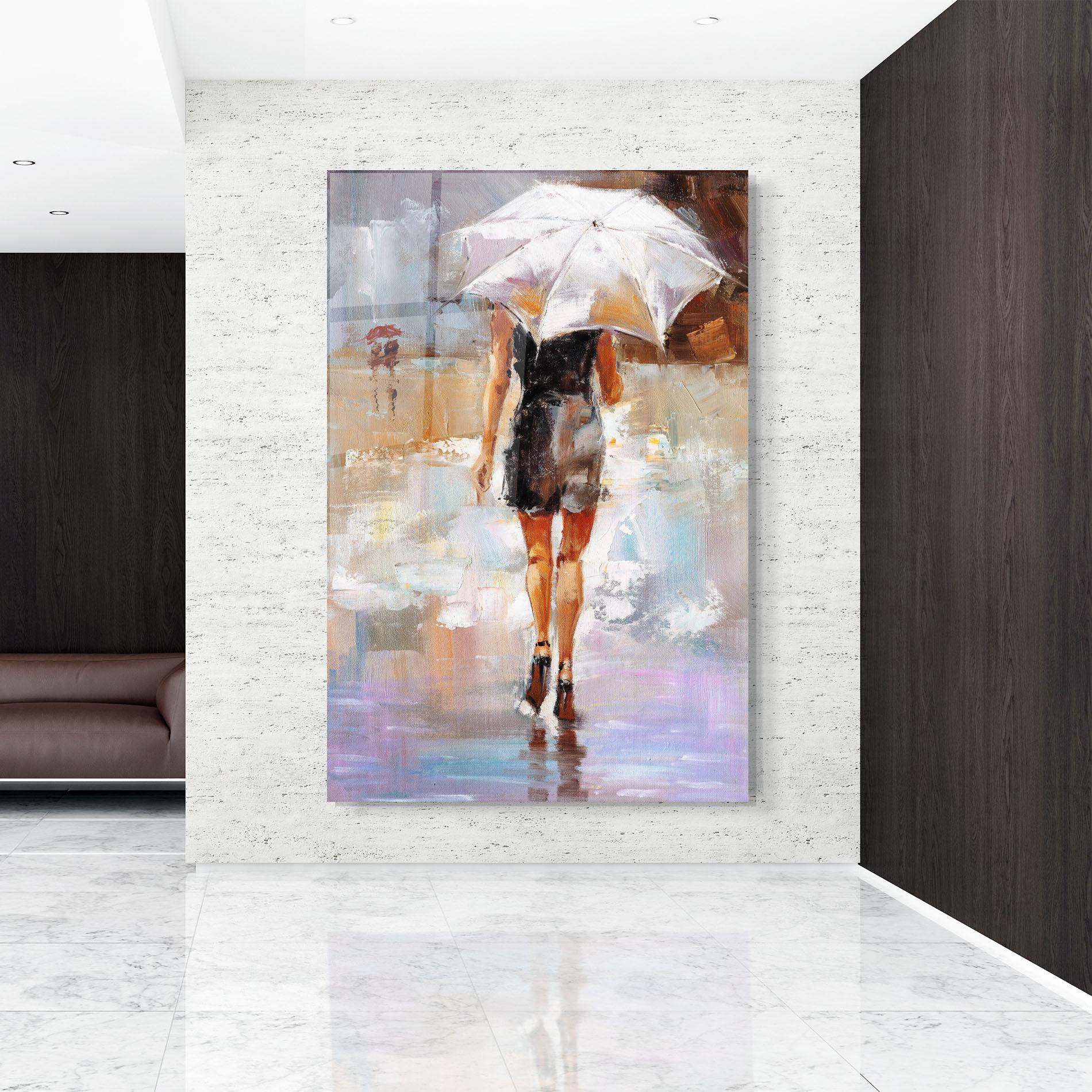 Glasbild Fashion Lady mockup 9