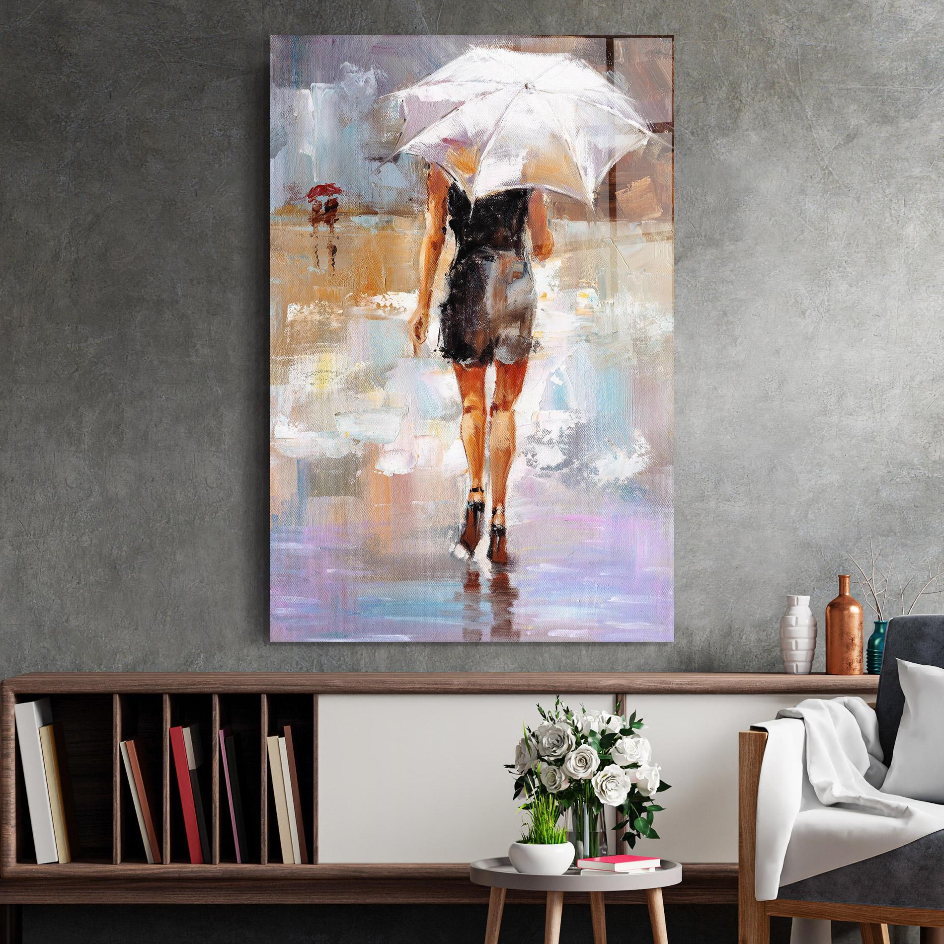 Glasbild Fashion Lady mockup 2