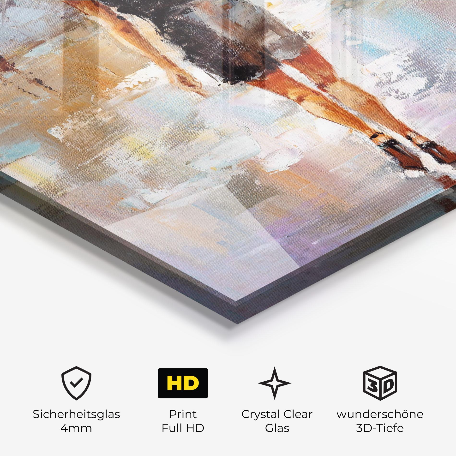 Glasbild Fashion Lady mockup 3