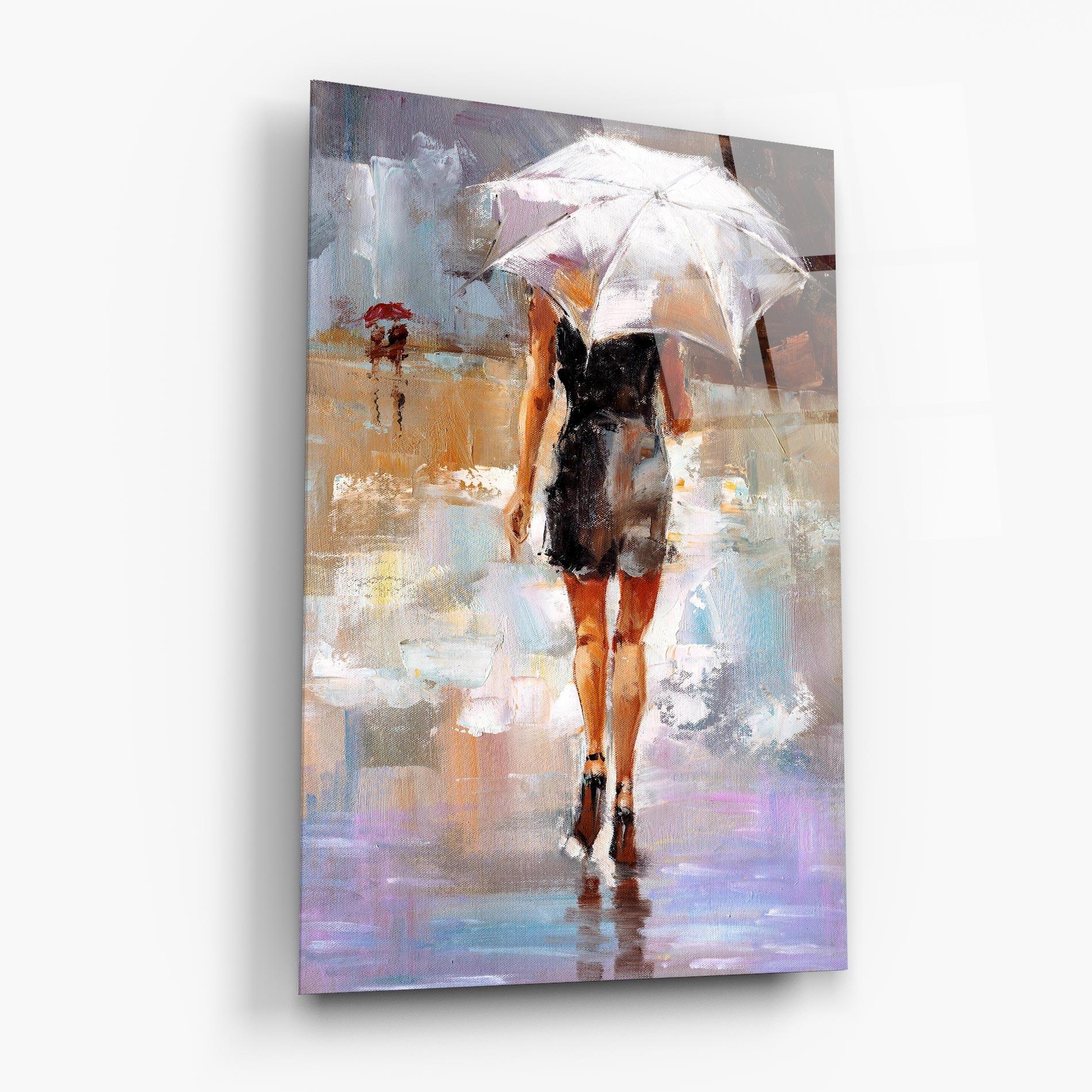 Glasbild Fashion Lady mockup 6