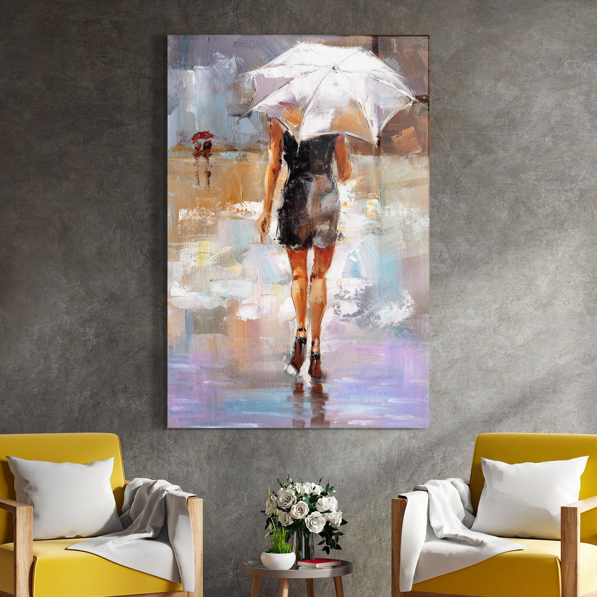 Glasbild Fashion Lady mockup 4