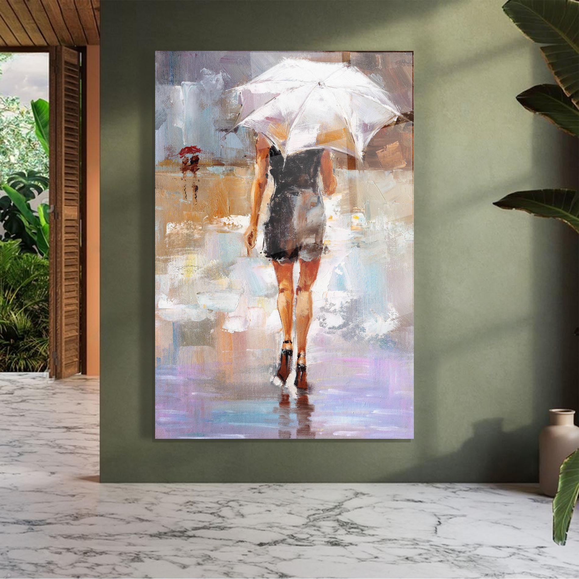 Glasbild Fashion Lady mockup 7