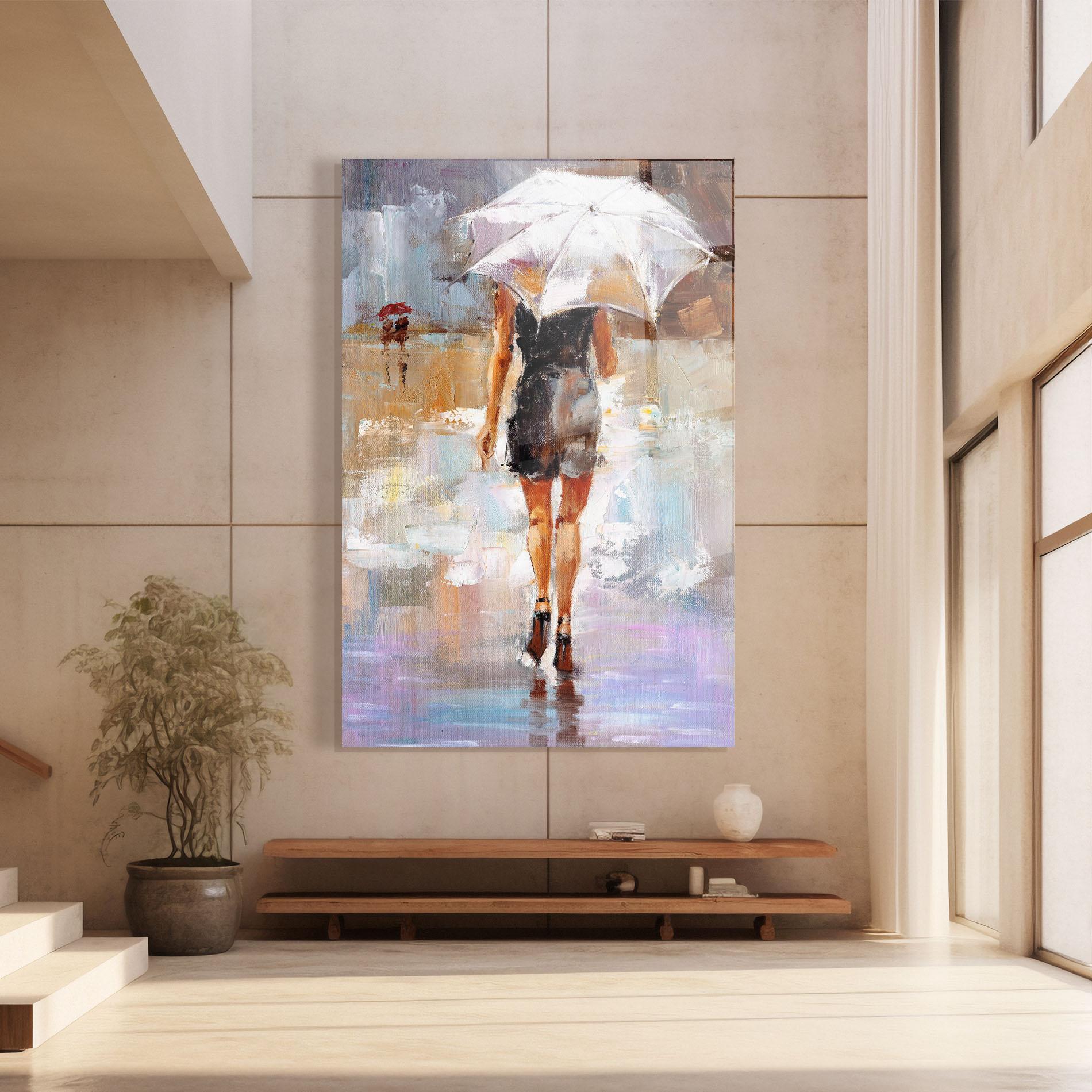 Glasbild Fashion Lady mockup 8