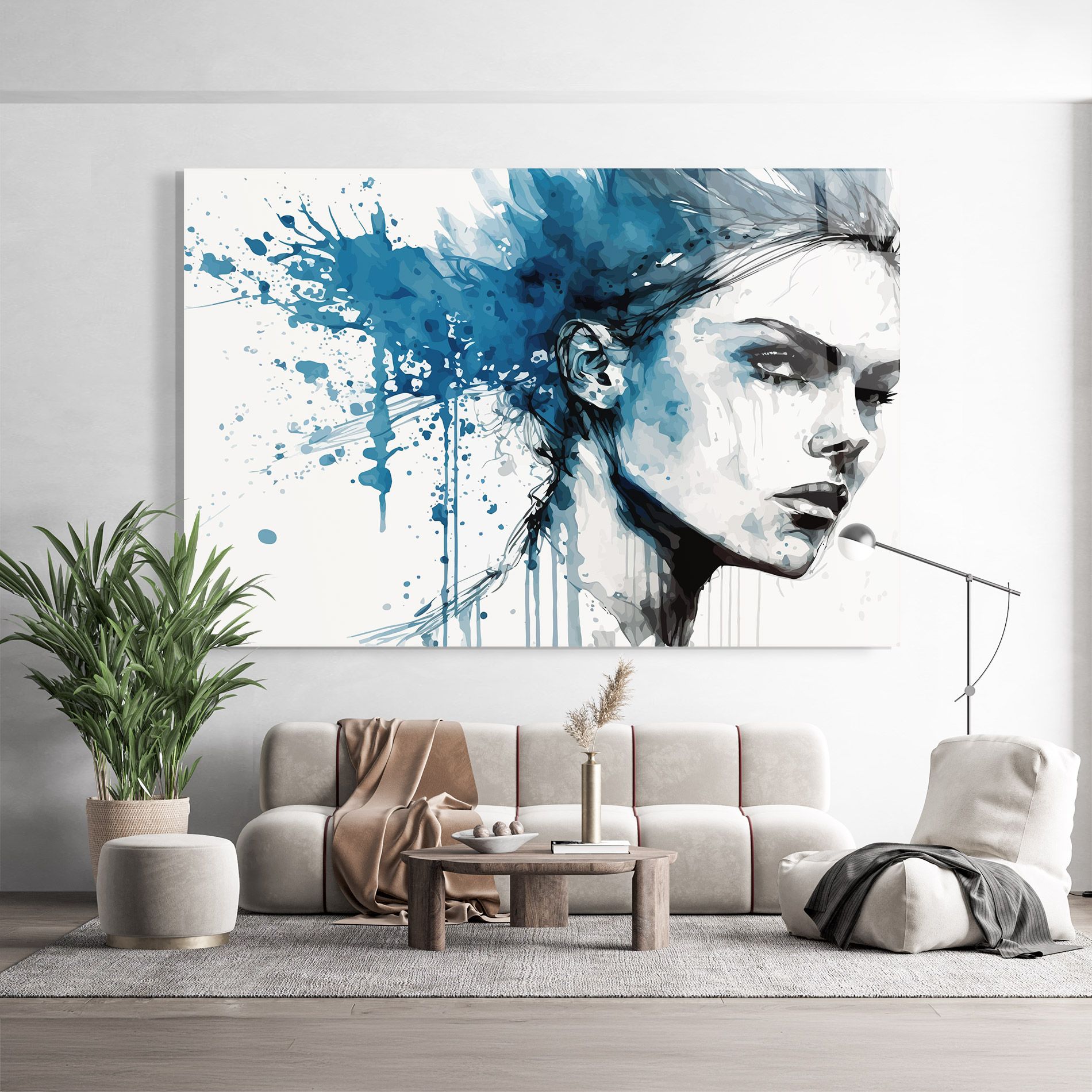 Blue Splash Portrait mockup 9